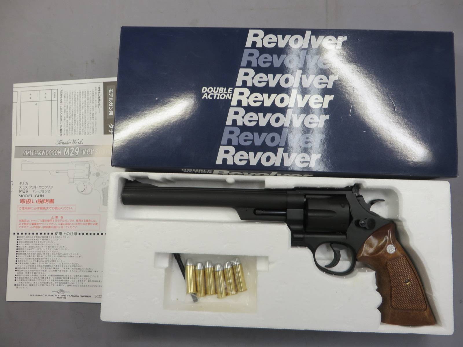 【タナカ】S&W M29 8 3/8in カウンターボアード HW モデルガン