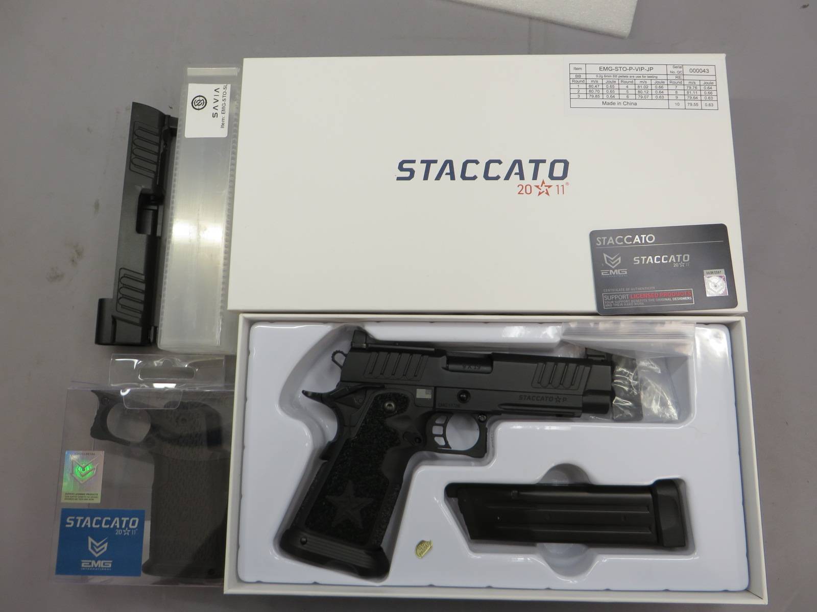 【EMG】STACCATO 2011 カスタム（メタルスライド・マスターグリップ）