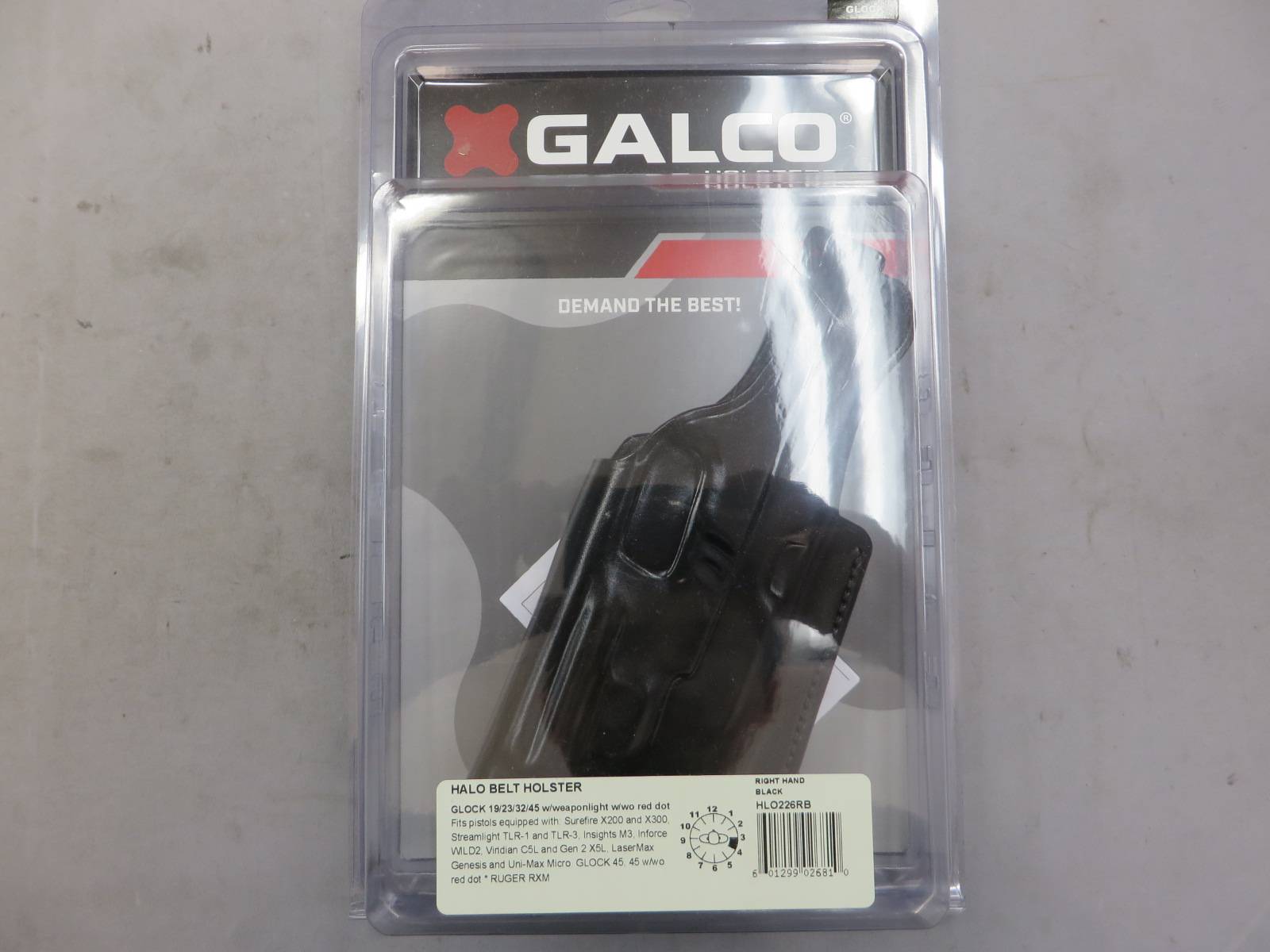 【GALCO】Glock 19 23 32 45 HALO ベルト ホルスター
