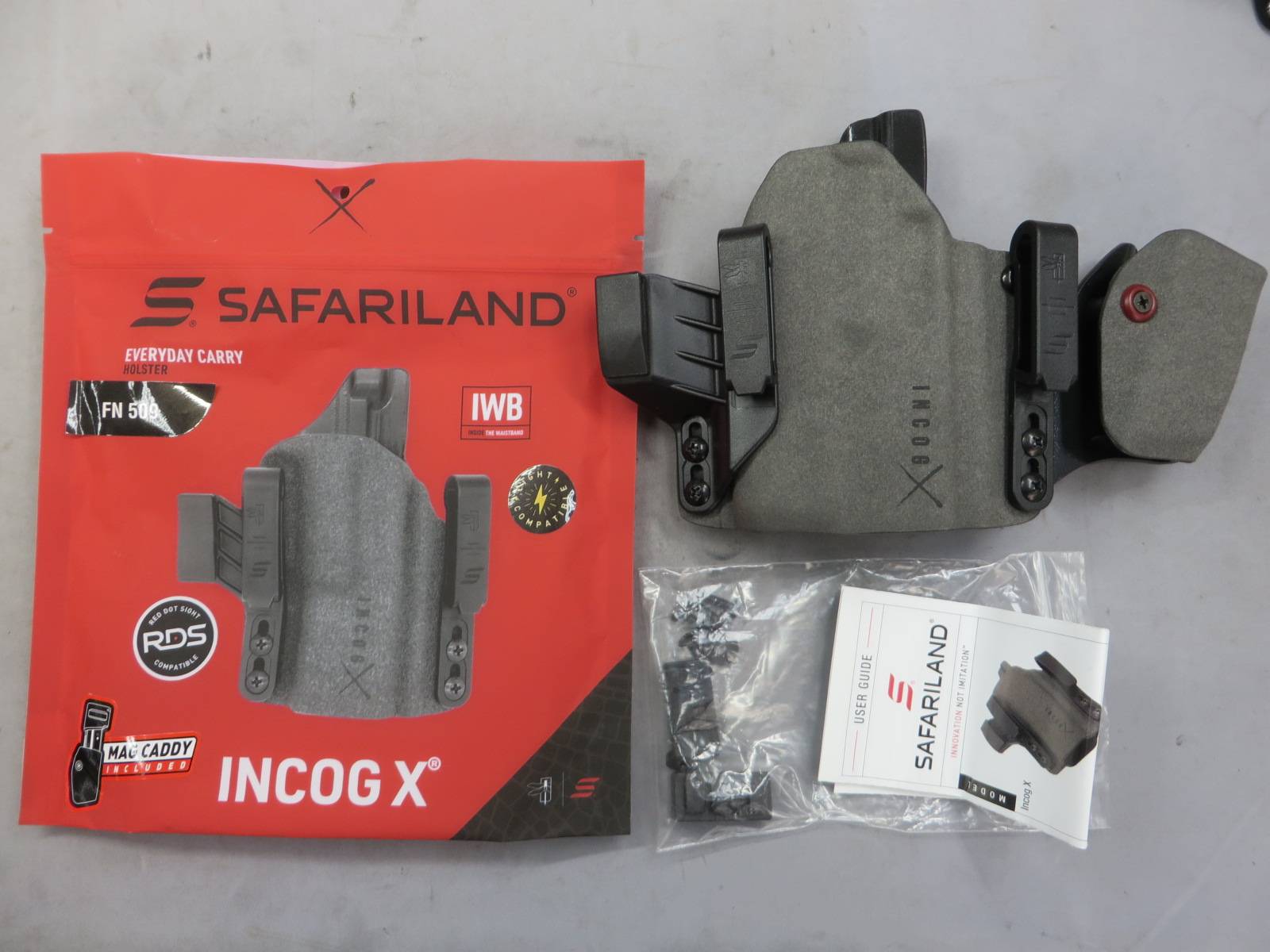 【サファリランド】FN509 INCOG X IWB ホルスター + MAG CADDY