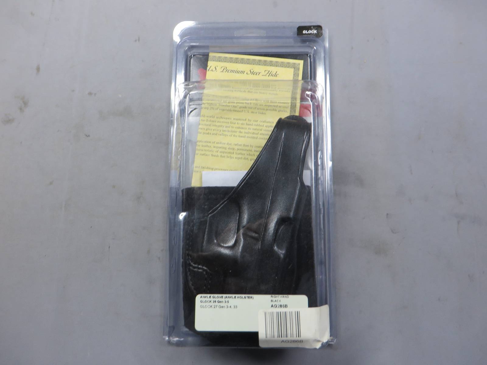 【GALCO】G26 27 33 - アンクル ホルスター AG286B