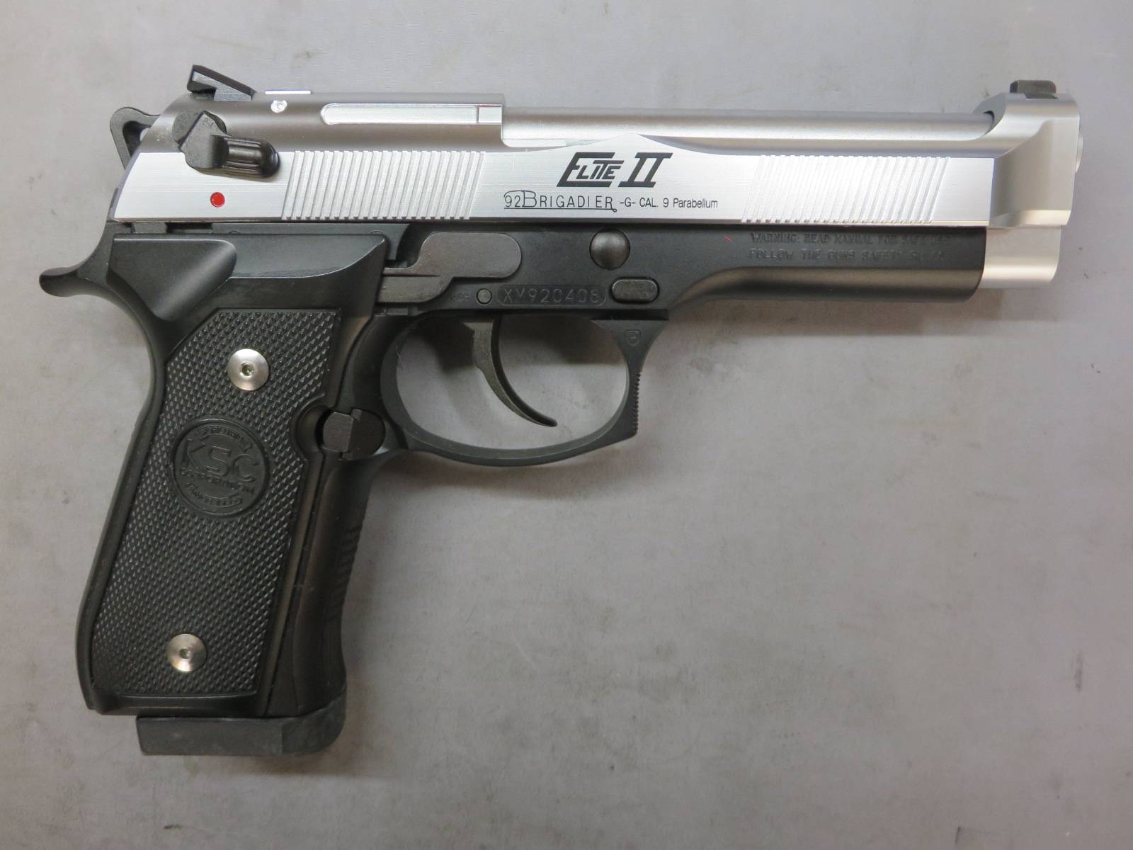 【KSC】M92 エリート2 スライドシルバー