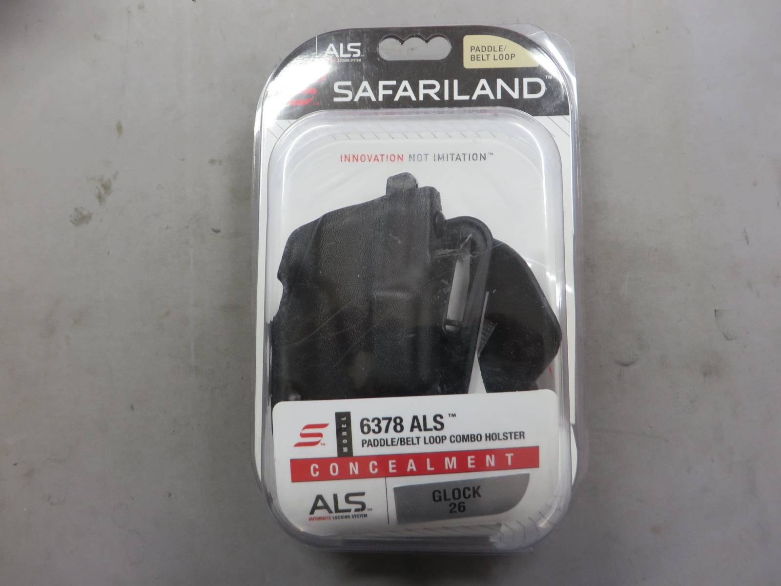 【サファリランド】G26 6378ALS パドル＆ベルトループ コンボ ホルスター