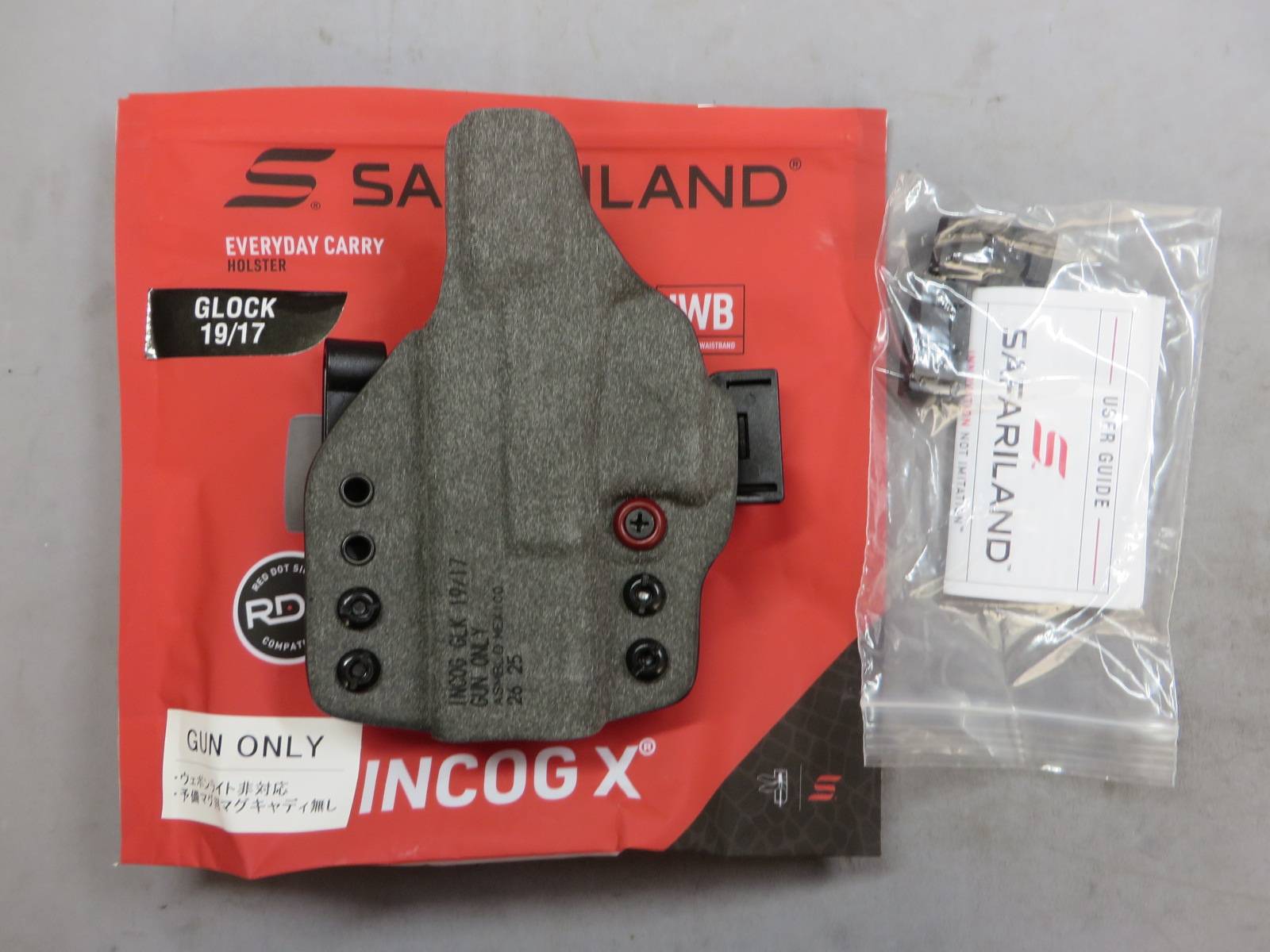 【サファリランド】G19/17 INCOG X INSIDE WAISBAMD ホルスター