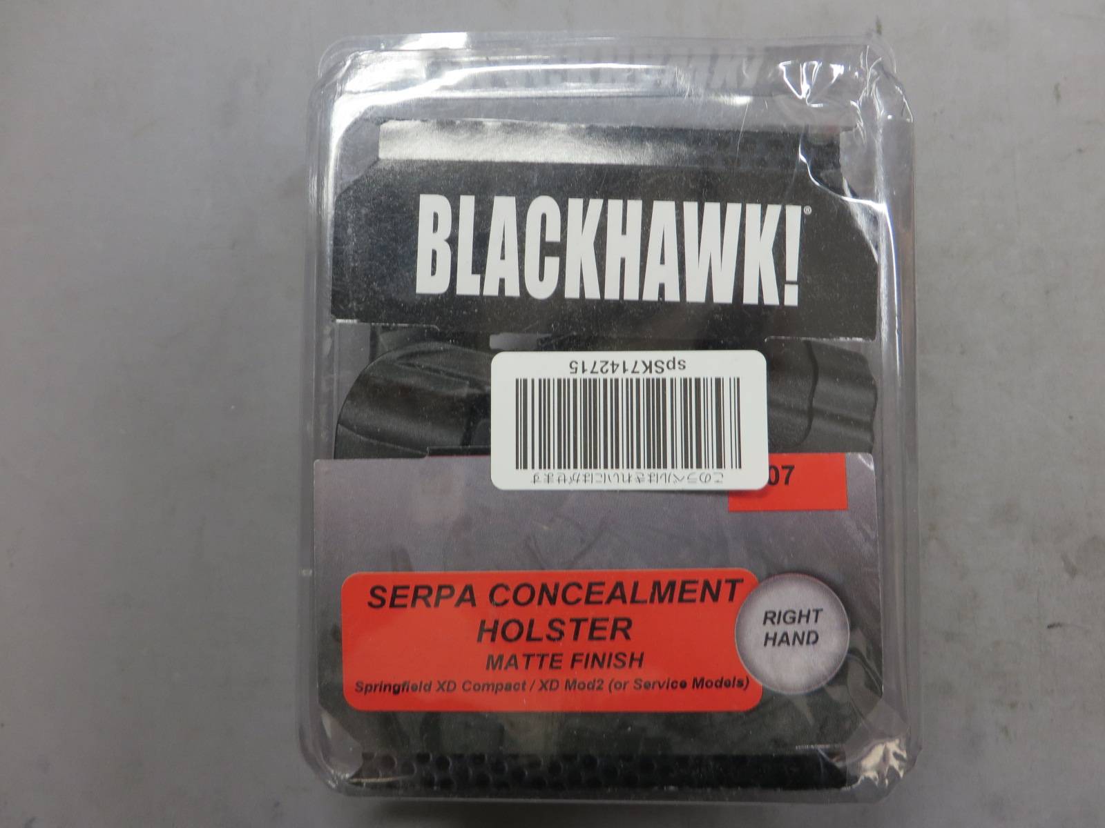 【BlackHawk】スプリングフィールド XD コンパクト SERPA CONCEALMENT ホルスター（右）