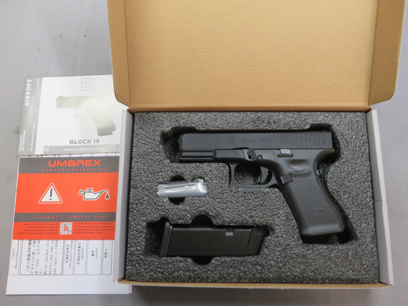 【UMAREX・SRC】G19  Gen.5 MOS・グロック19 Glock19 メタルスライド