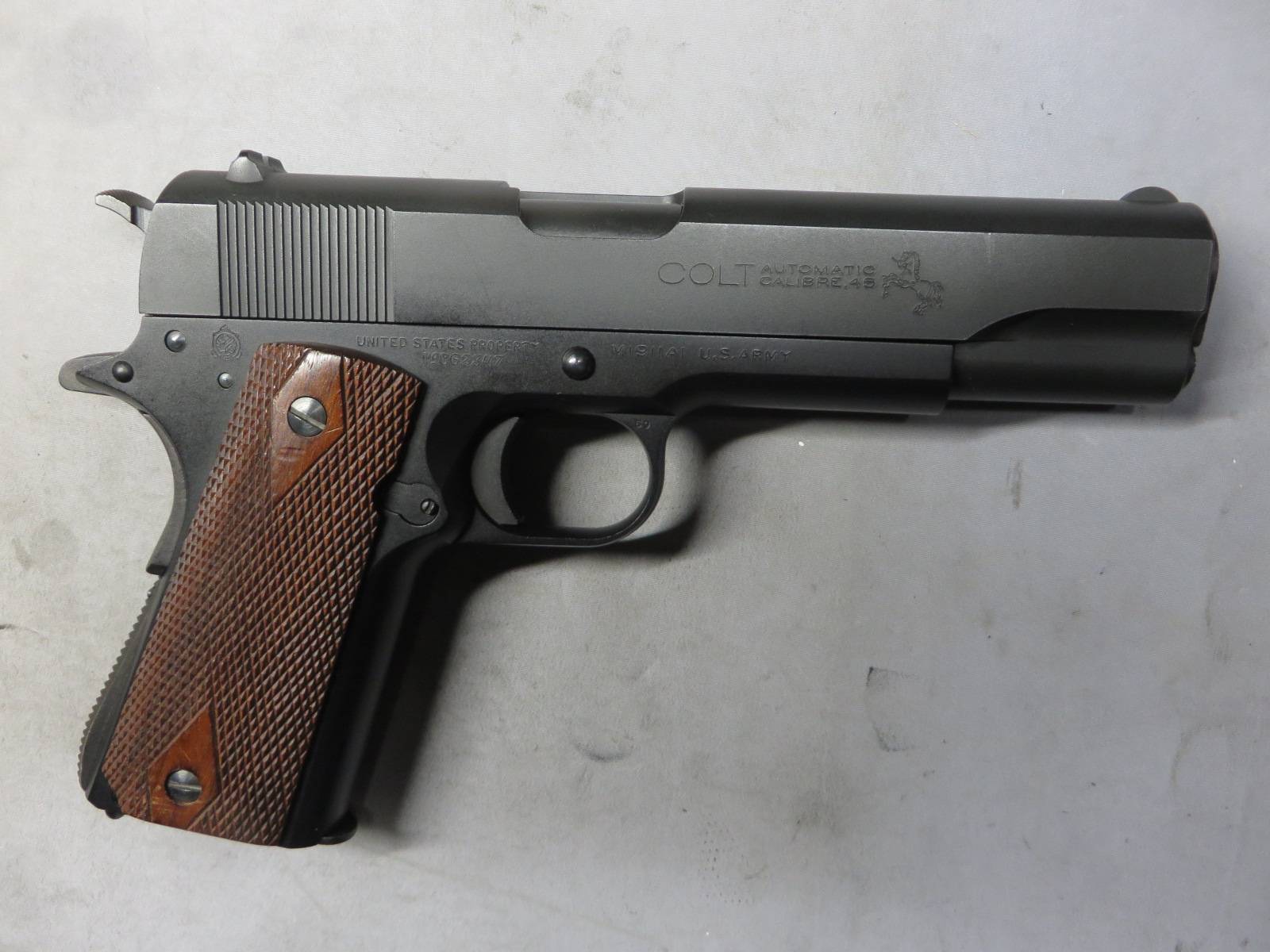 【KSC】M1911A1コマーシャル ミリタリー・木製グリップ
