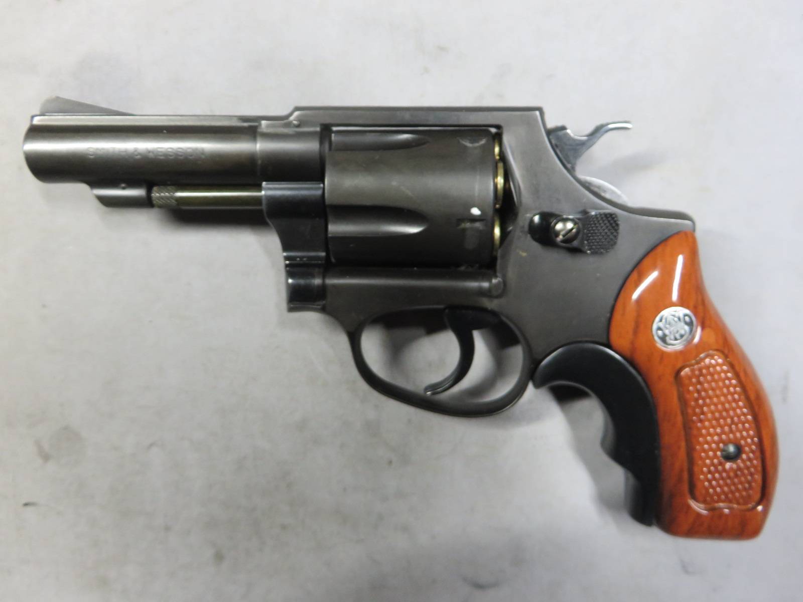 【コクサイ】S&W M36 3in MHW レディスミス ウッディGP （マーク入り）No.458 メガヘヴィーウエイトモデルガン