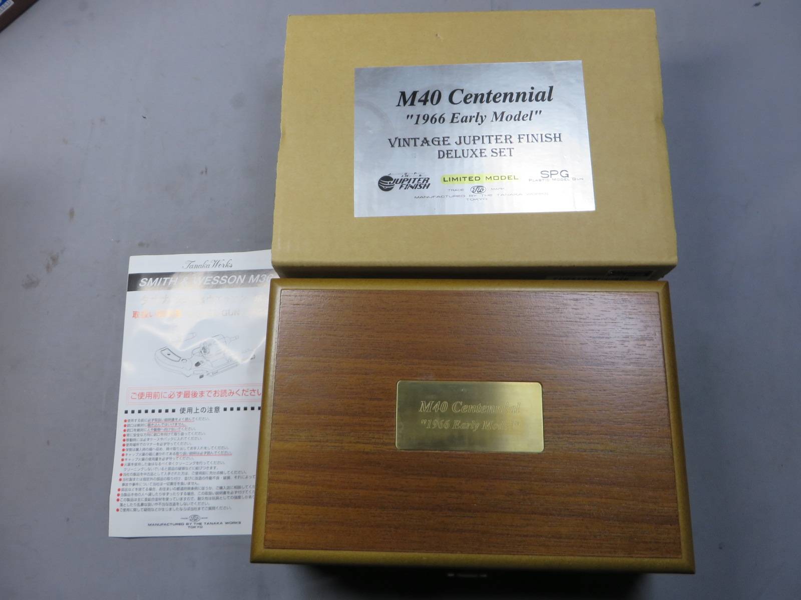 【タナカ】S&W M40 センチニアル 1966 Early ビンテージジュピターフィニッシュ DX モデルガン