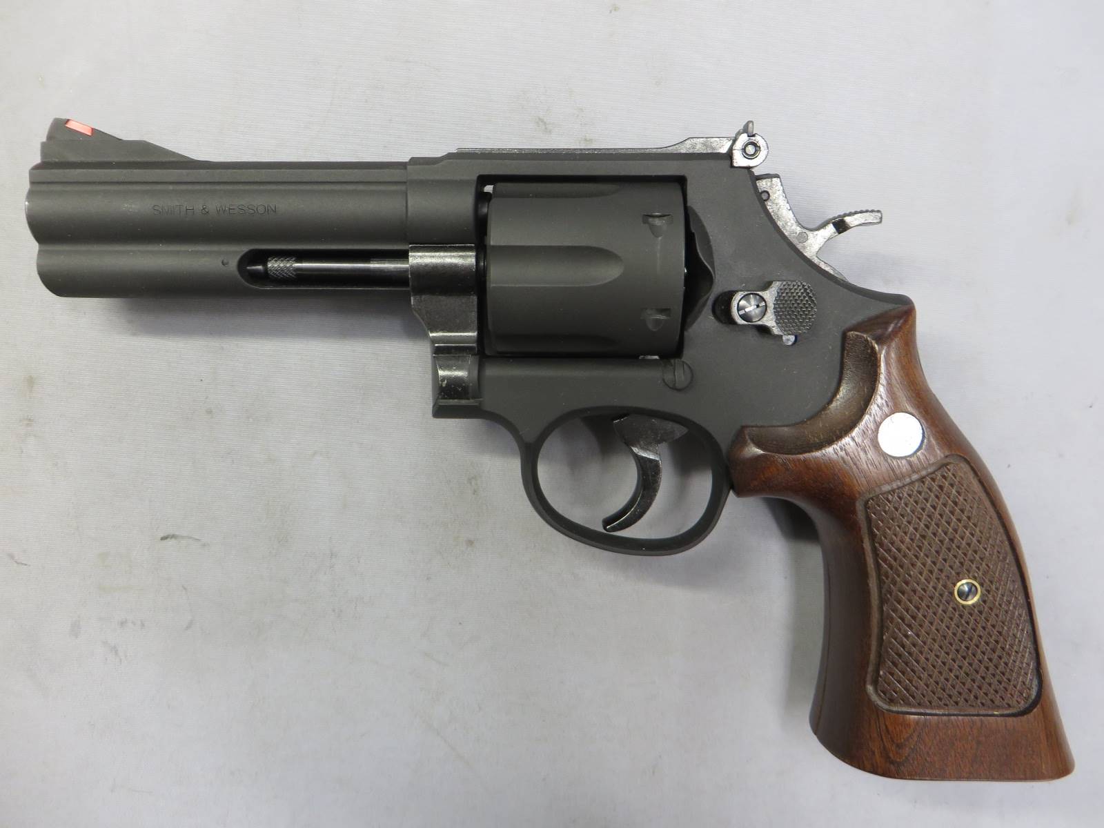 【マルシン】S&W M586 ブラック HW 木製グリップ仕様 Xカートリッジ