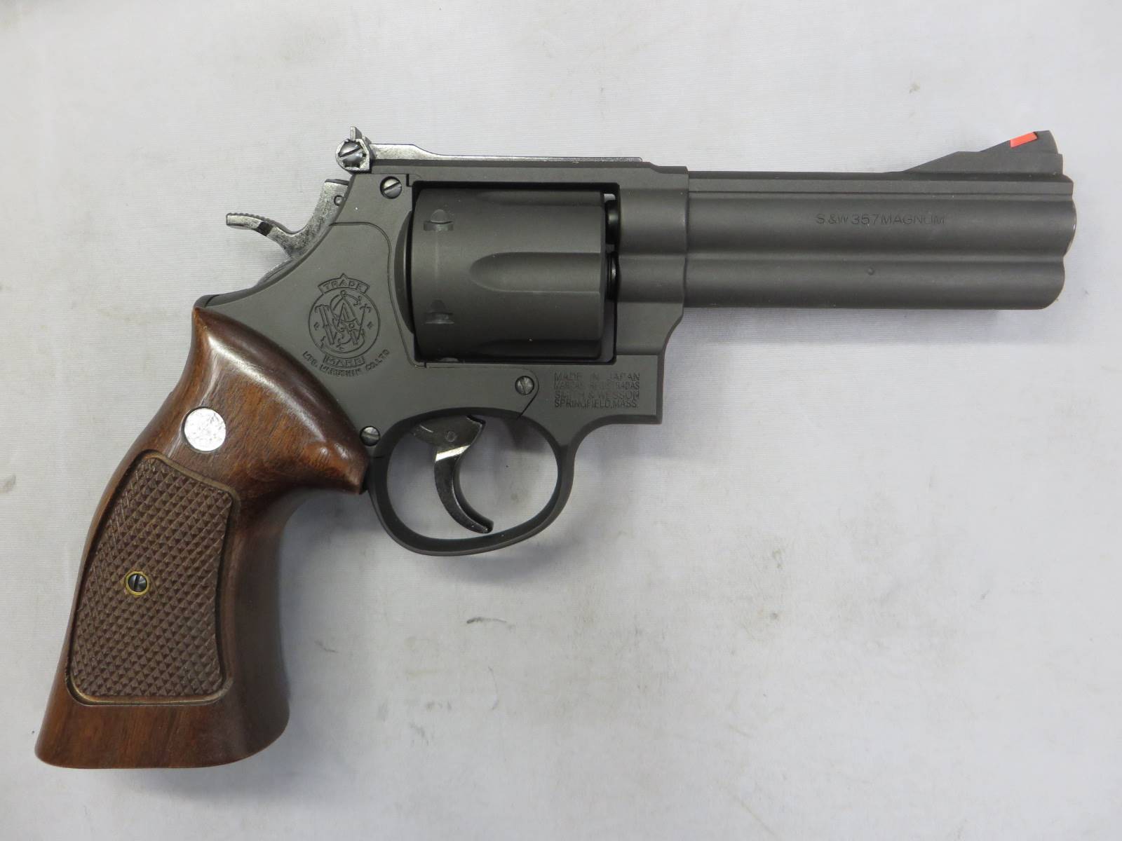 【マルシン】S&W M586 ブラック HW 木製グリップ仕様 Xカートリッジ