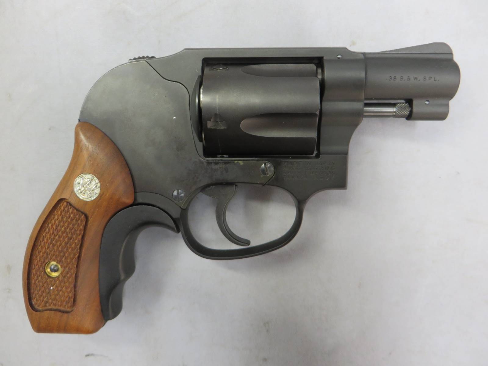 【タナカ】S&W M49 2in HW・木製グリップ・グリップアダプター