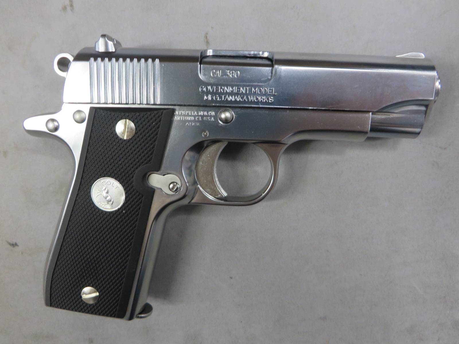 【タナカ】コルト ガバメント.380AUTO ステンレス