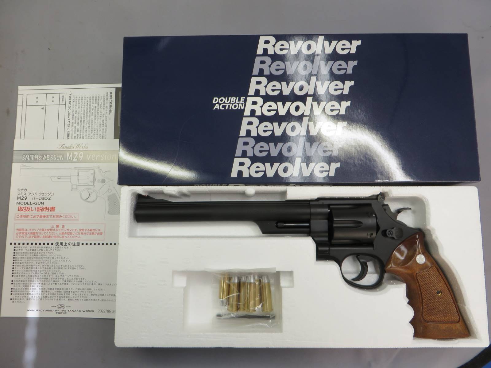 【タナカ】S&W M29 8 3/8in カウンターボアード HW トラビス モデルガン