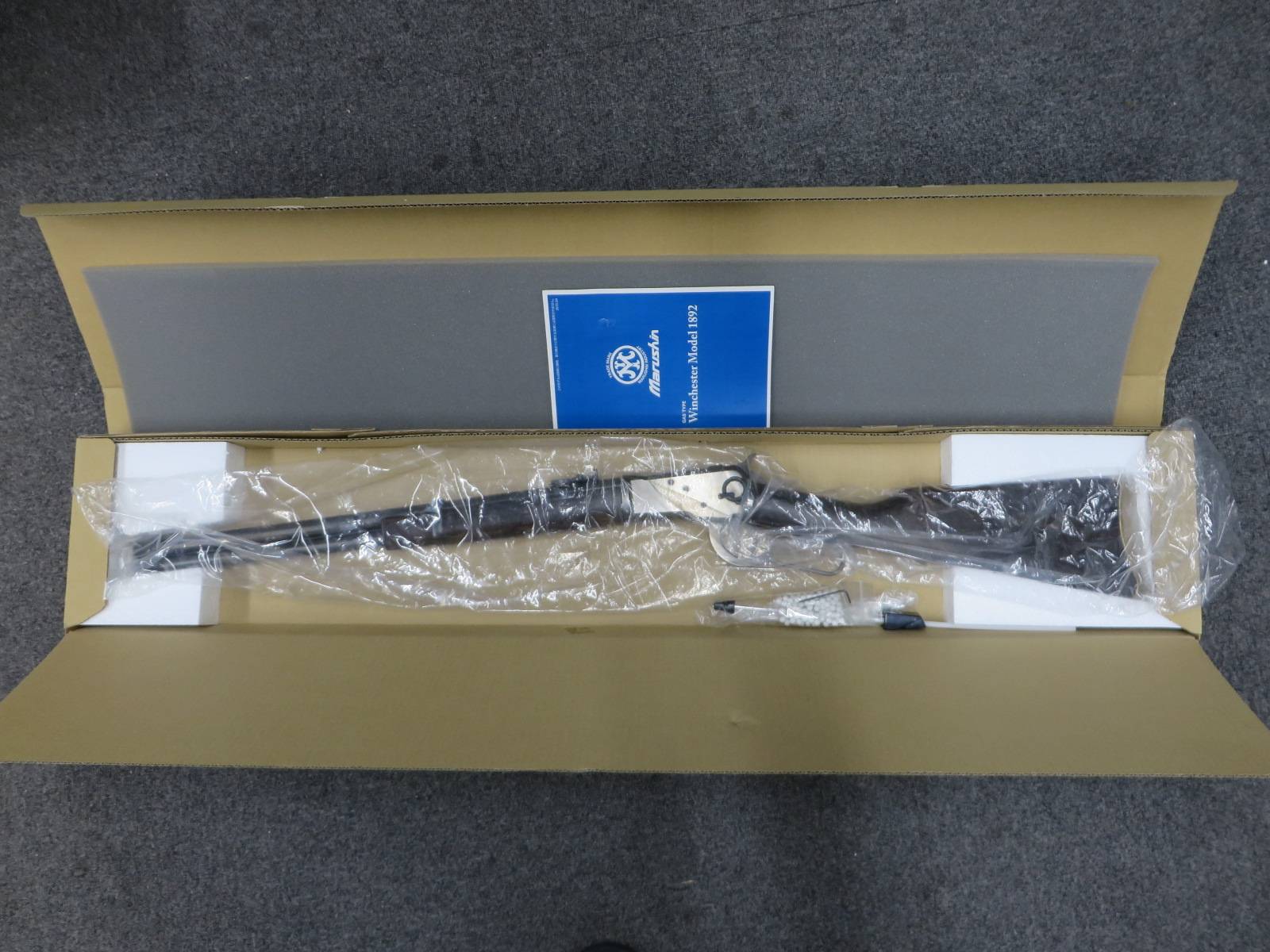 【マルシン】ウィンチェスターM1892 エクセレントフィニッシュ 高級ブナストック ダーク2ブラウン
