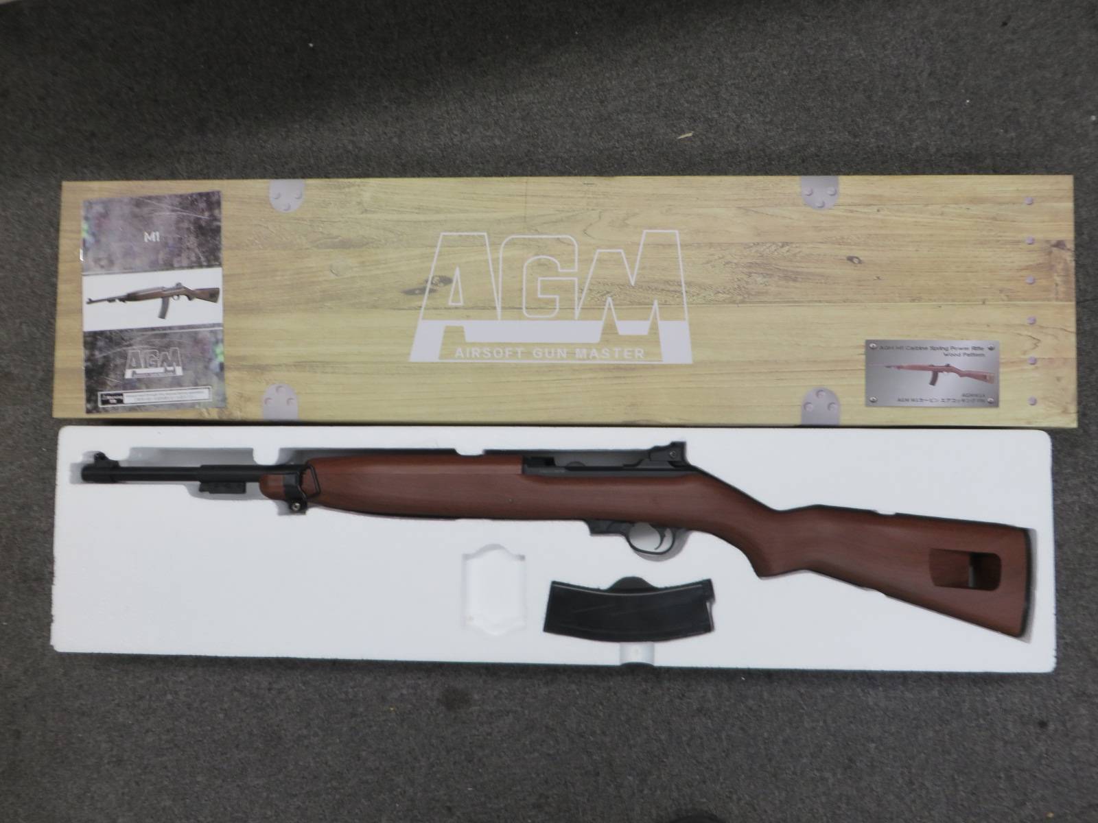 【AGM】M1カービン ウッドパターン エアーコキング