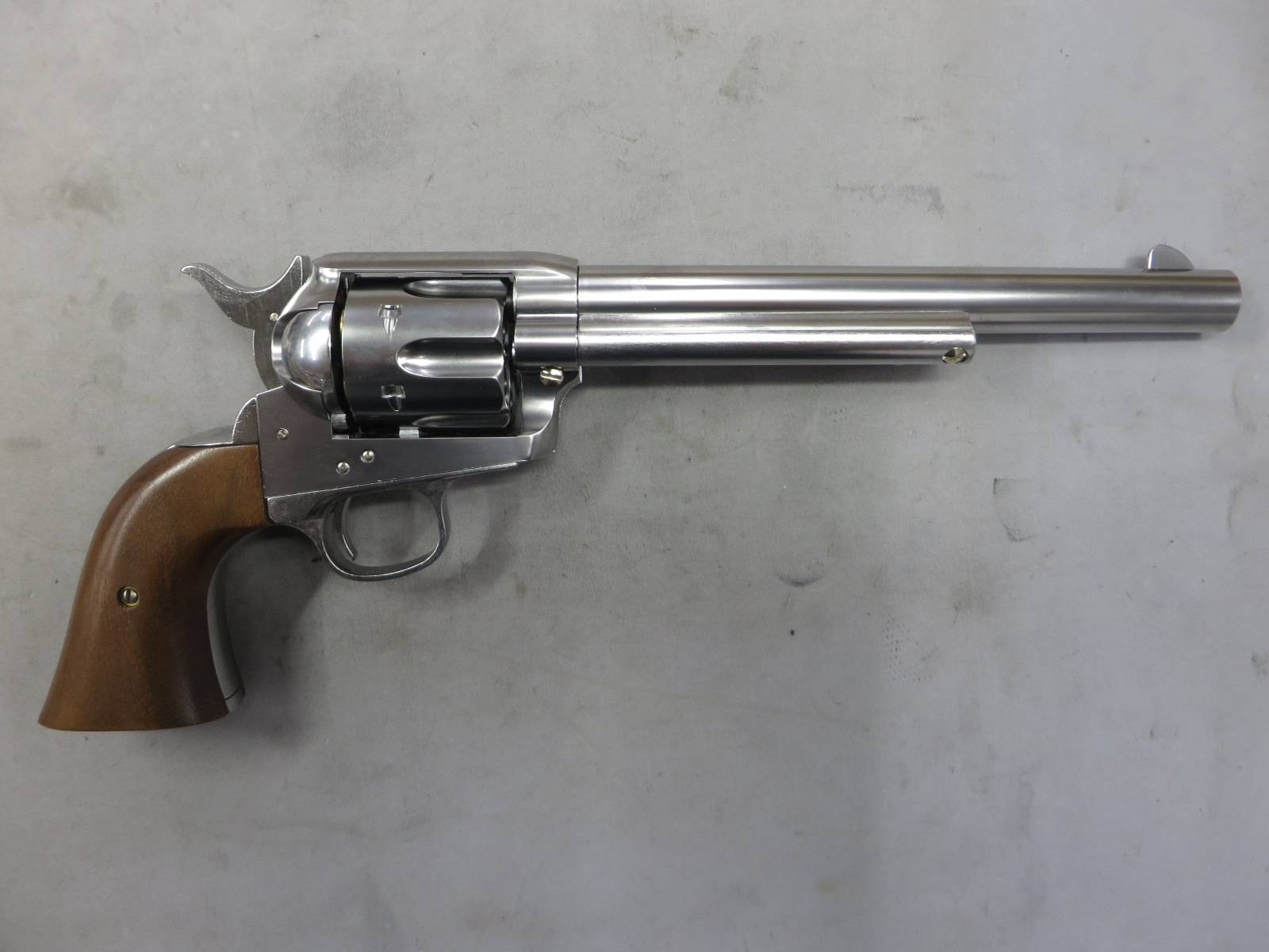 【マルシン】コルトSAA.45 キャバルリー シルバー ABS 木製グリップ仕様 Xカートリッジ