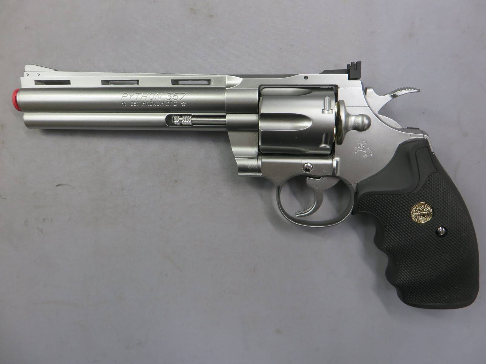 【東京マルイ】コルトパイソン.357mag 6in ステンレス 24連射 ガス・リボルバー