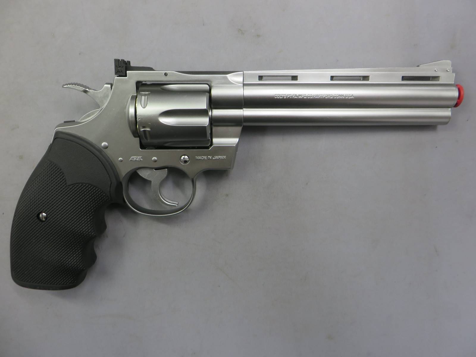 【東京マルイ】コルトパイソン.357mag 6in ステンレス 24連射 ガス・リボルバー