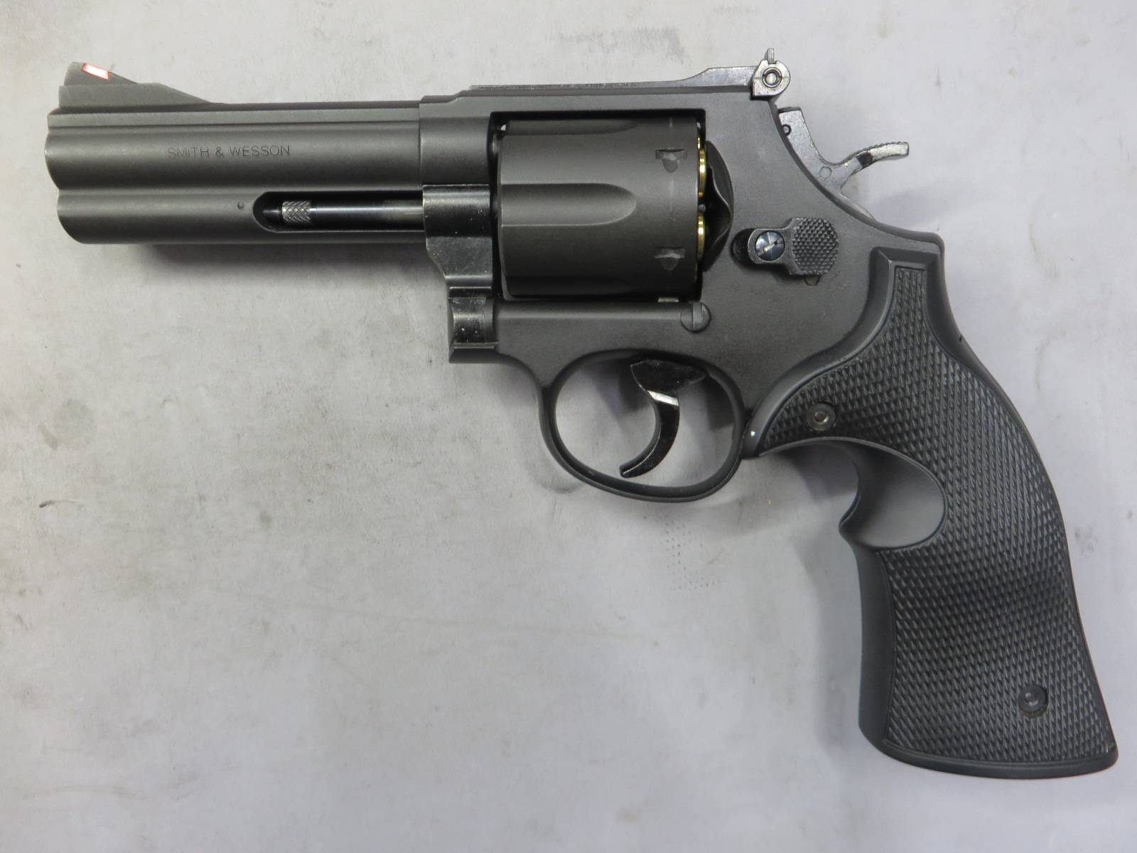 【マルシン】S&W M586 ブラック HW プラグリップ仕様 Xカートリッジ