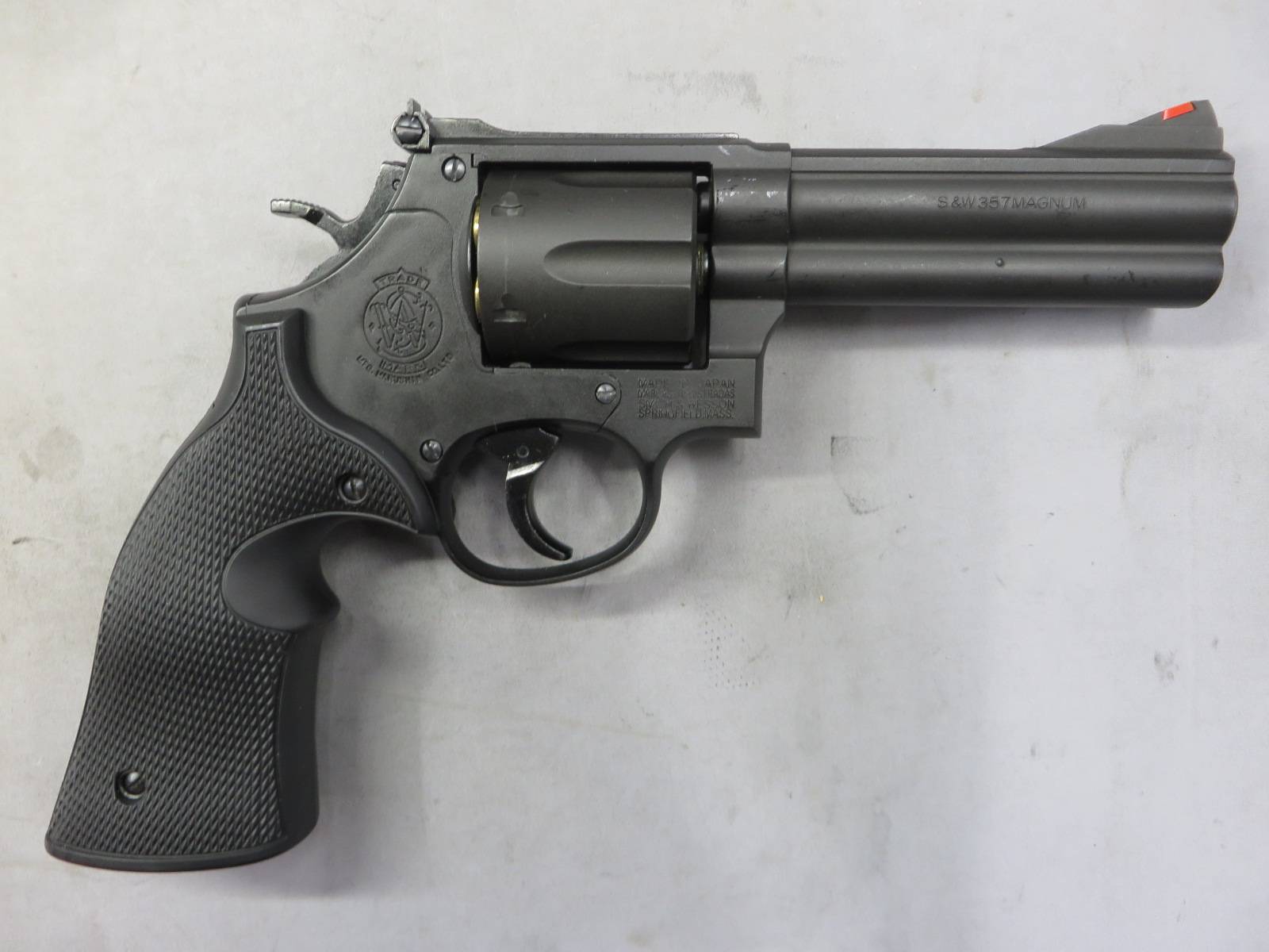 【マルシン】S&W M586 ブラック HW プラグリップ仕様 Xカートリッジ