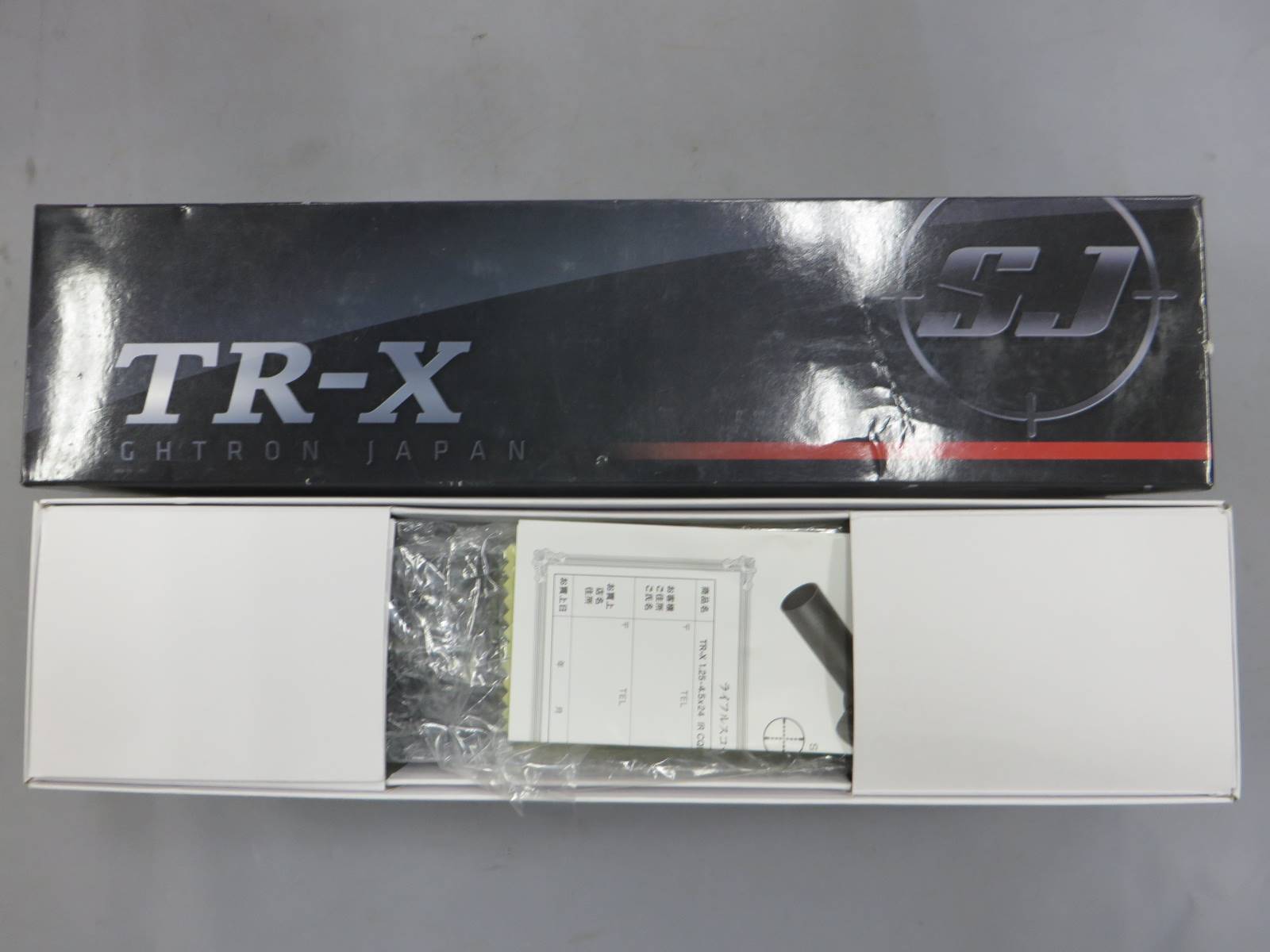 【SIGHTRON】TR-X 1.25-4.5×24IR CQB MIL-DOT レティクル+マウントリング