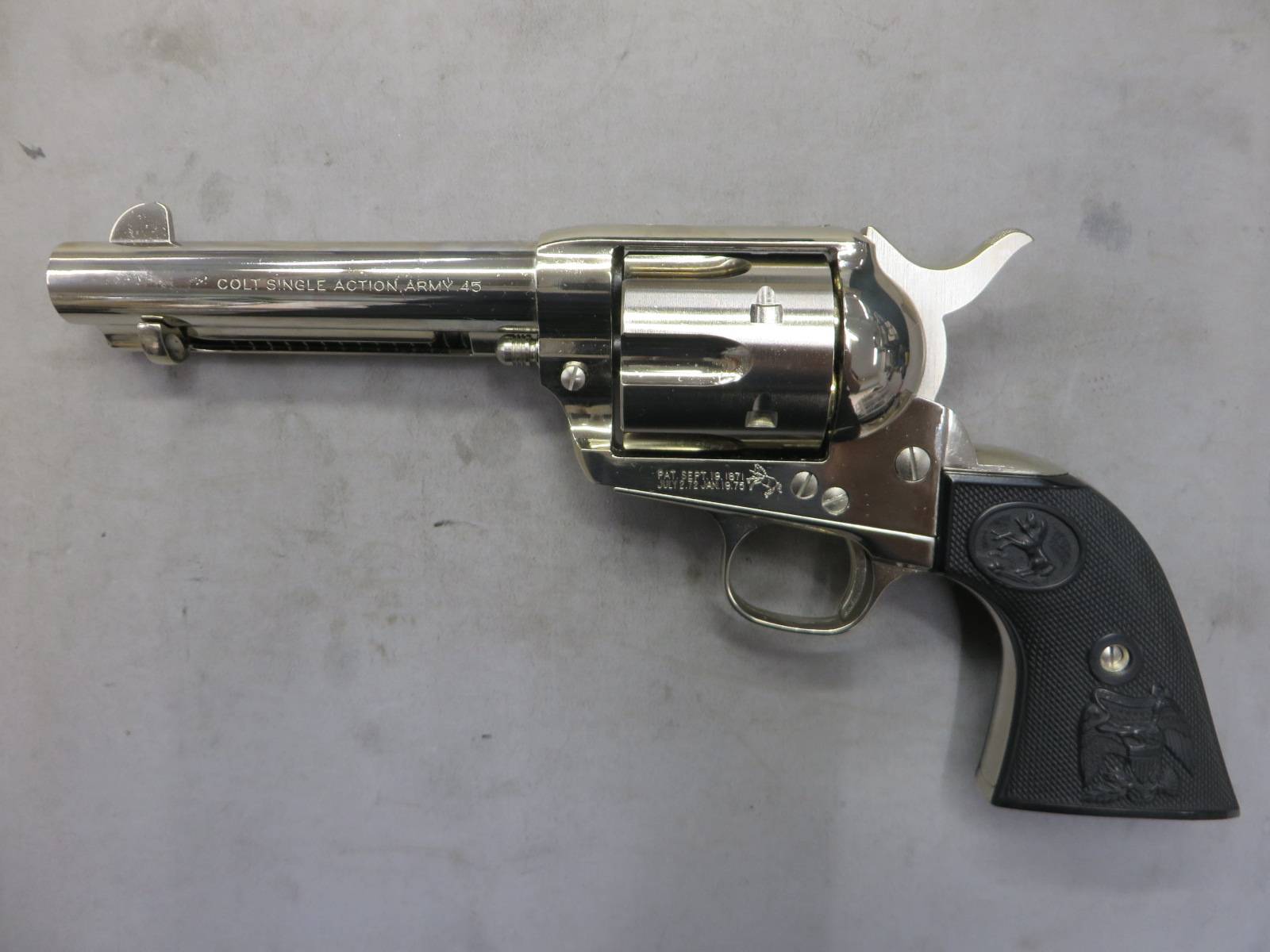 【タナカ】コルトSAA.45 2nd Gen 4 3/4 シビリアン  ニッケルフィニッシュ PEGASAS2（ペガサス2）