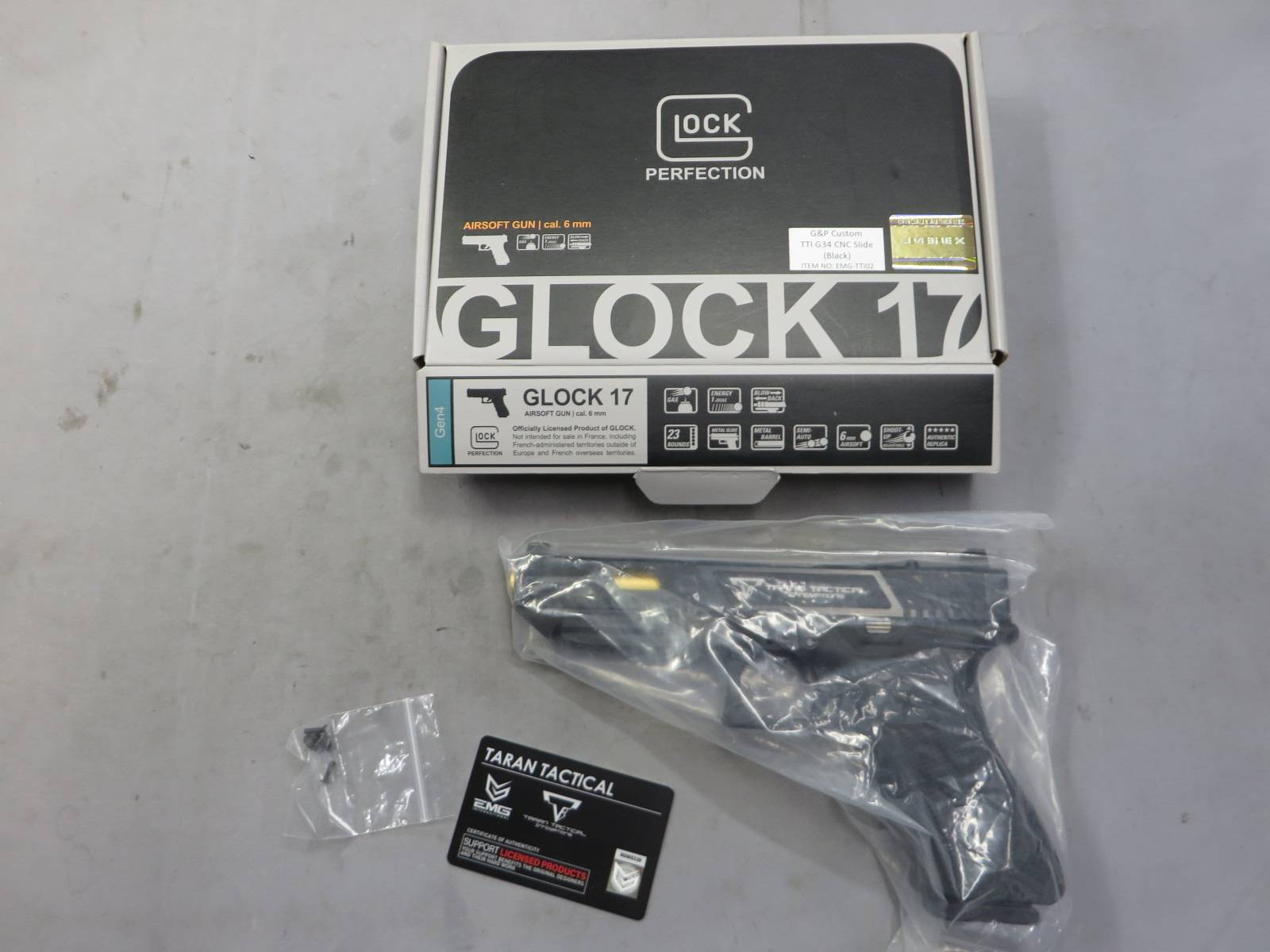 【UMAREX・G&P】TTI G34 CNCスライド・G&Pカスタム メタルスライド