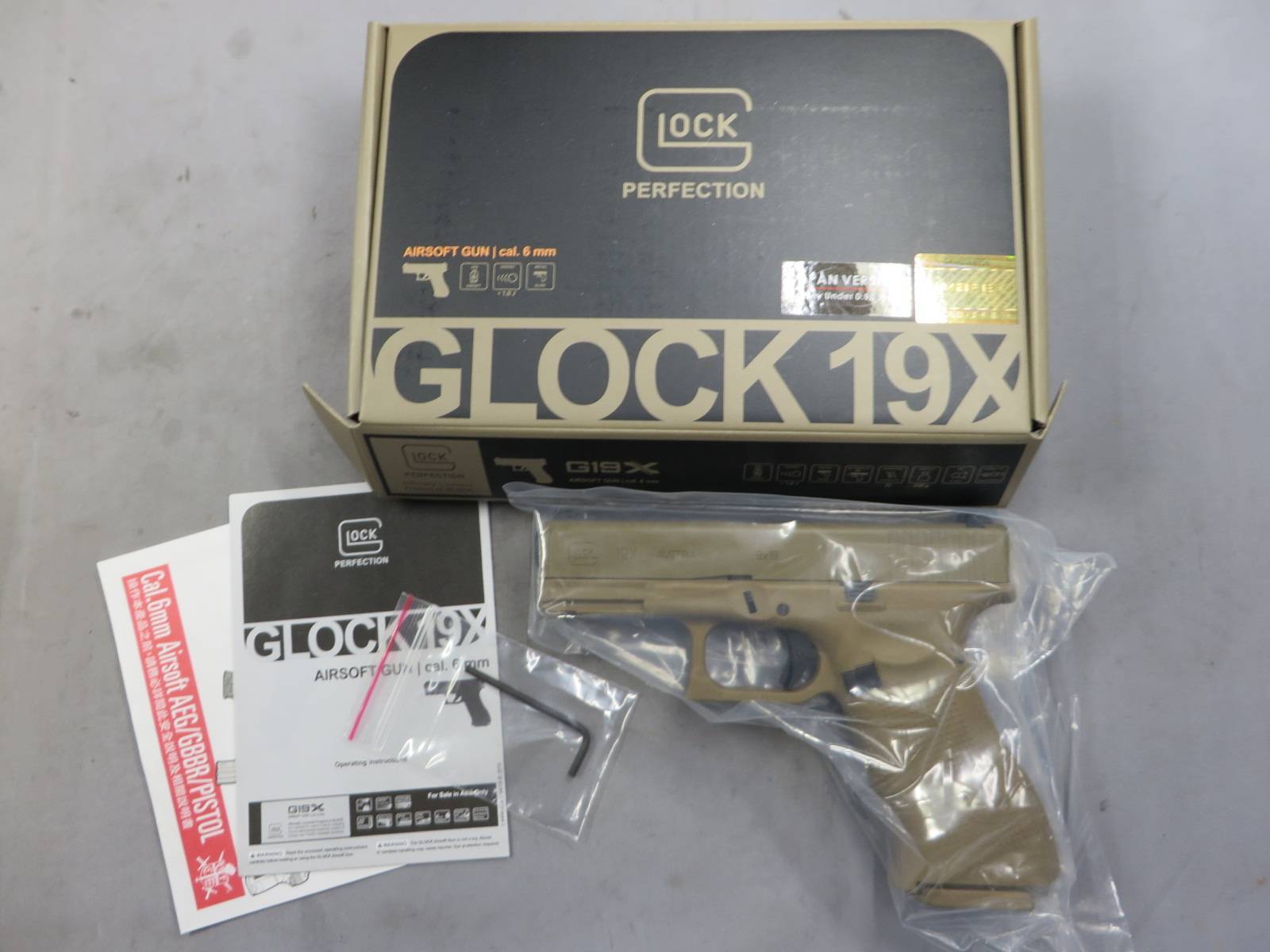 【UMAREX】グロック19X ・メタルスライド G19X Glock19X