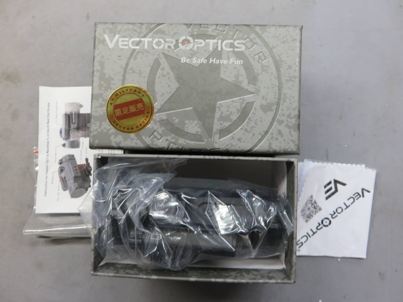 【VectorOptics】NAUTILUS 1×30 ダQD  SCRD-26 2