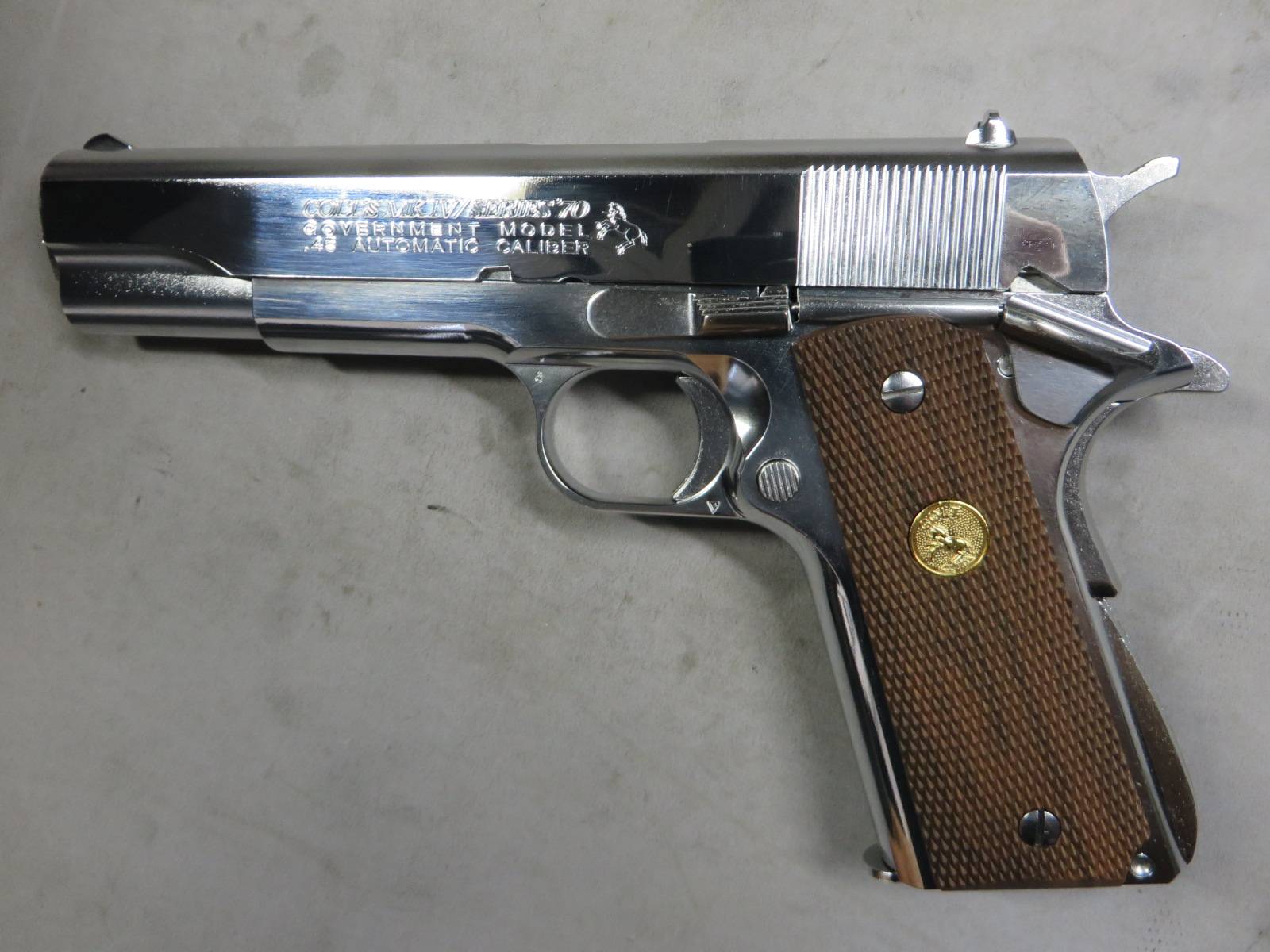 【東京マルイ】コルトガバメントMK4シリーズ70 ニッケルフィニッシュ・First インパルス 他カスタム