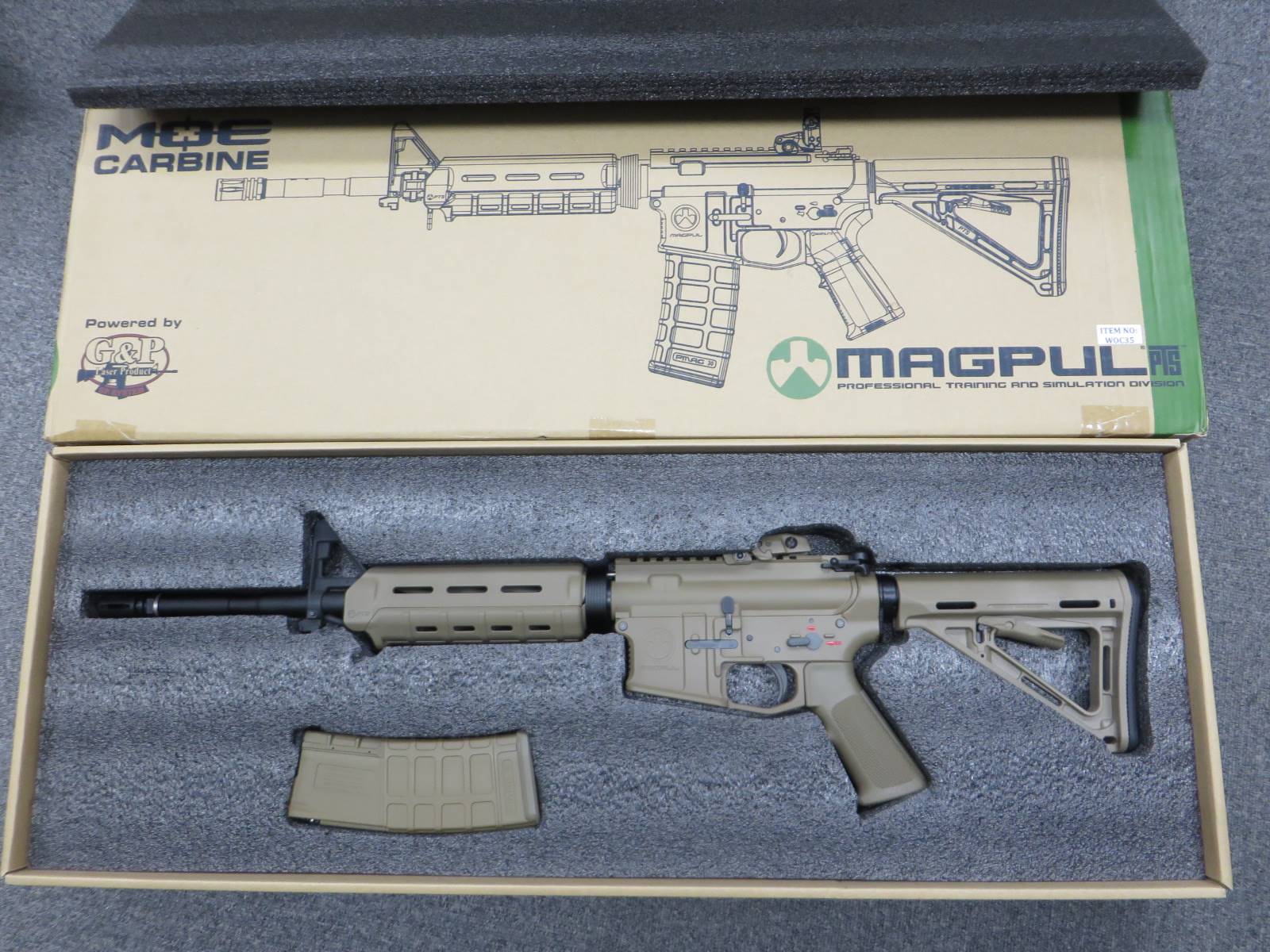 【G&P】マグプル ライセンス・M4カービン MOE GBB Rifle ダークアース