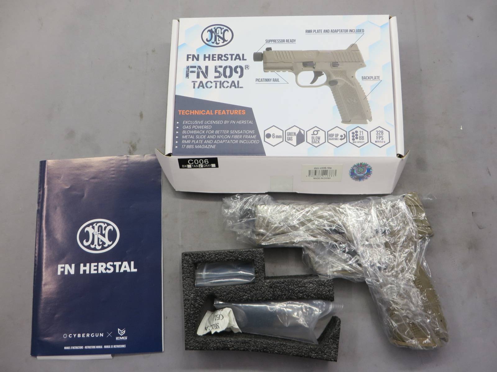 【EMG・CyberGun】FN 509 タクティカル FDE・メタルスライド