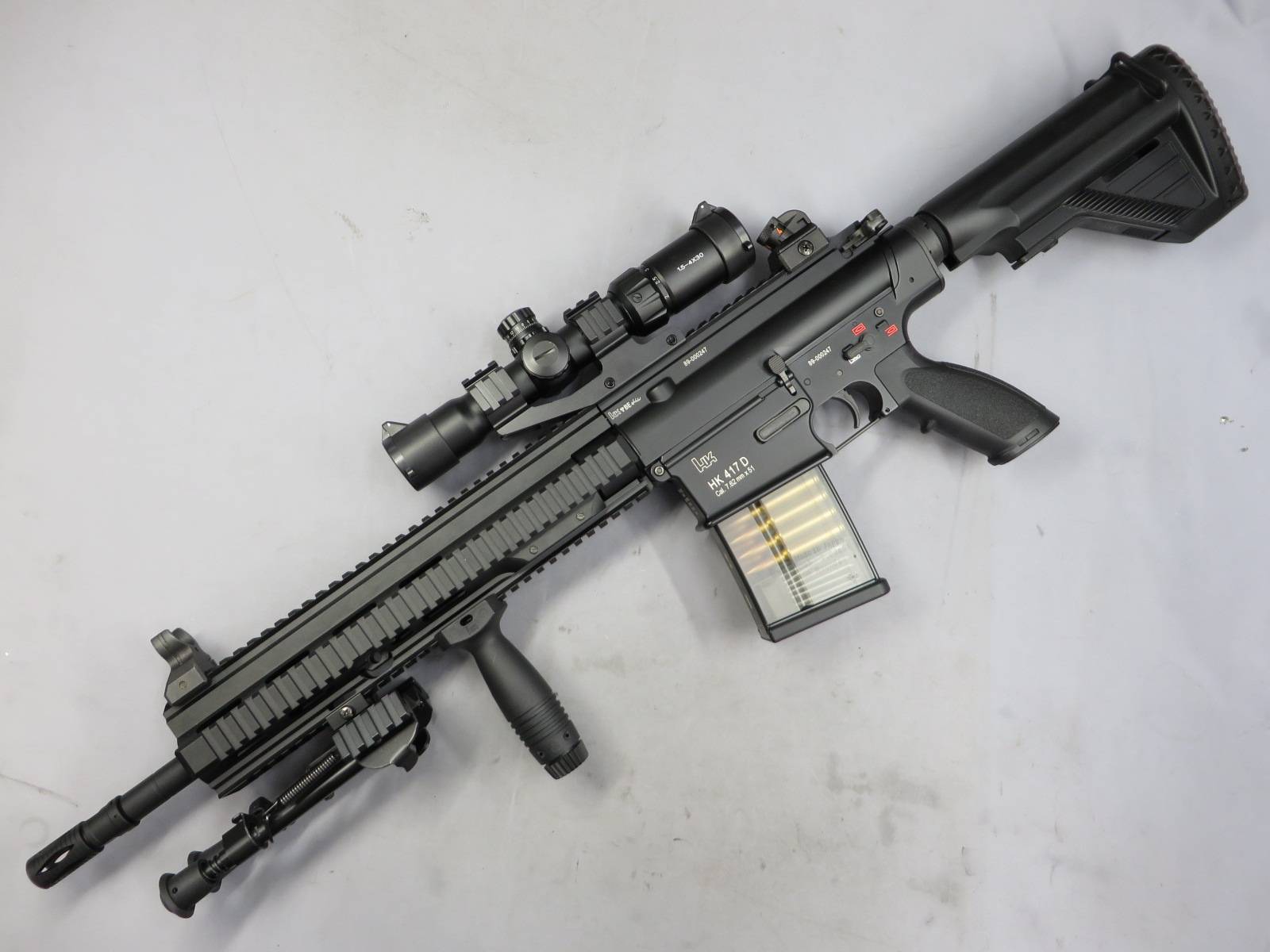 【東京マルイ】HK417 アーリーバリアント・スコープ・バイポッド・フォアグリップ　次世代電動ガン