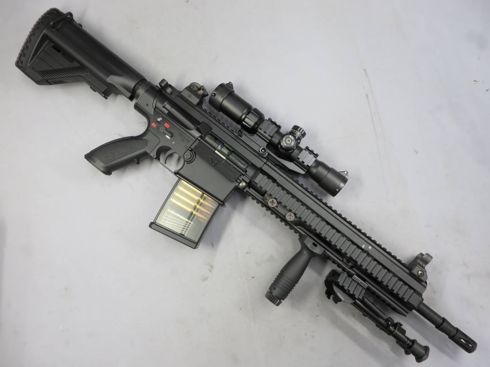 【東京マルイ】HK417 アーリーバリアント・スコープ・バイポッド・フォアグリップ　次世代電動ガン