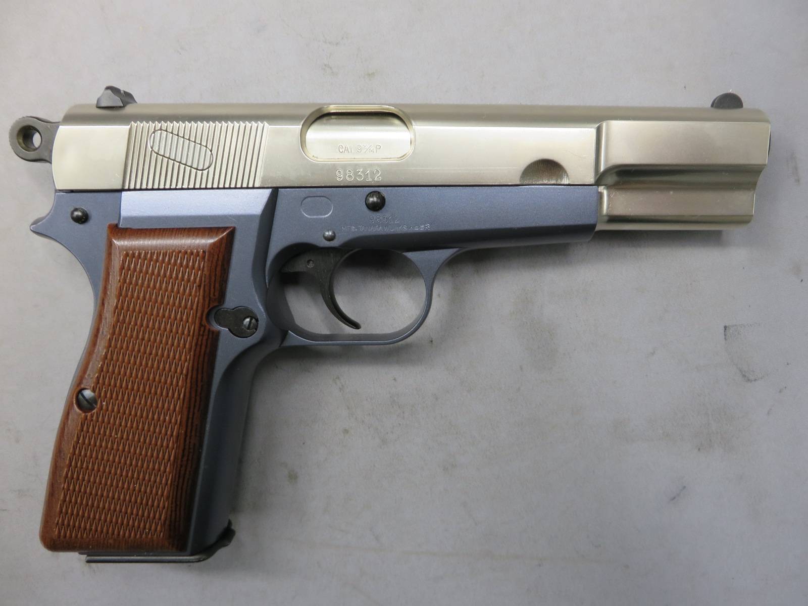 【タナカ】ブローニングハイパワーM1935 ハーフシルバー