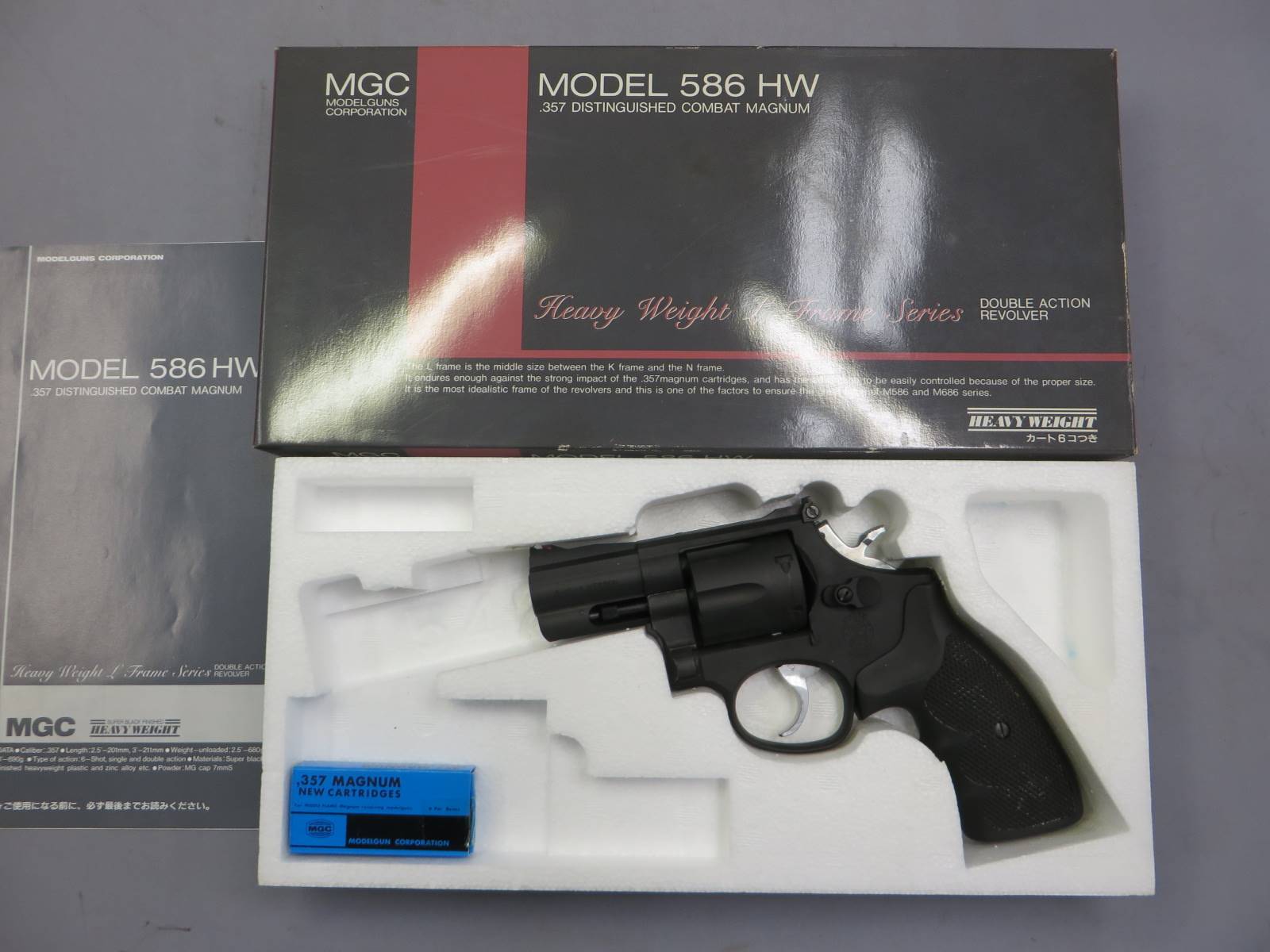 【MGC】S&W M586 HW 2.5インチ モデルガン