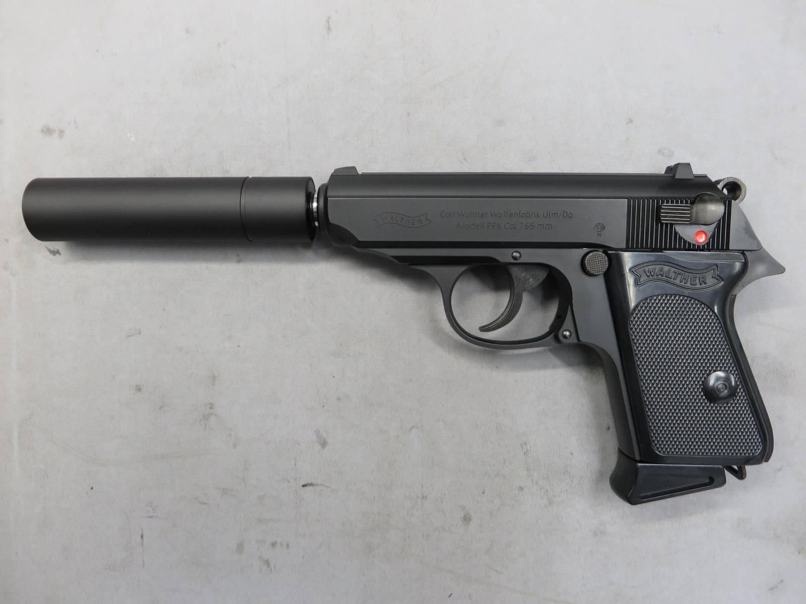 【マルゼン】ワルサー PPK ブラック・サイレンサーセット