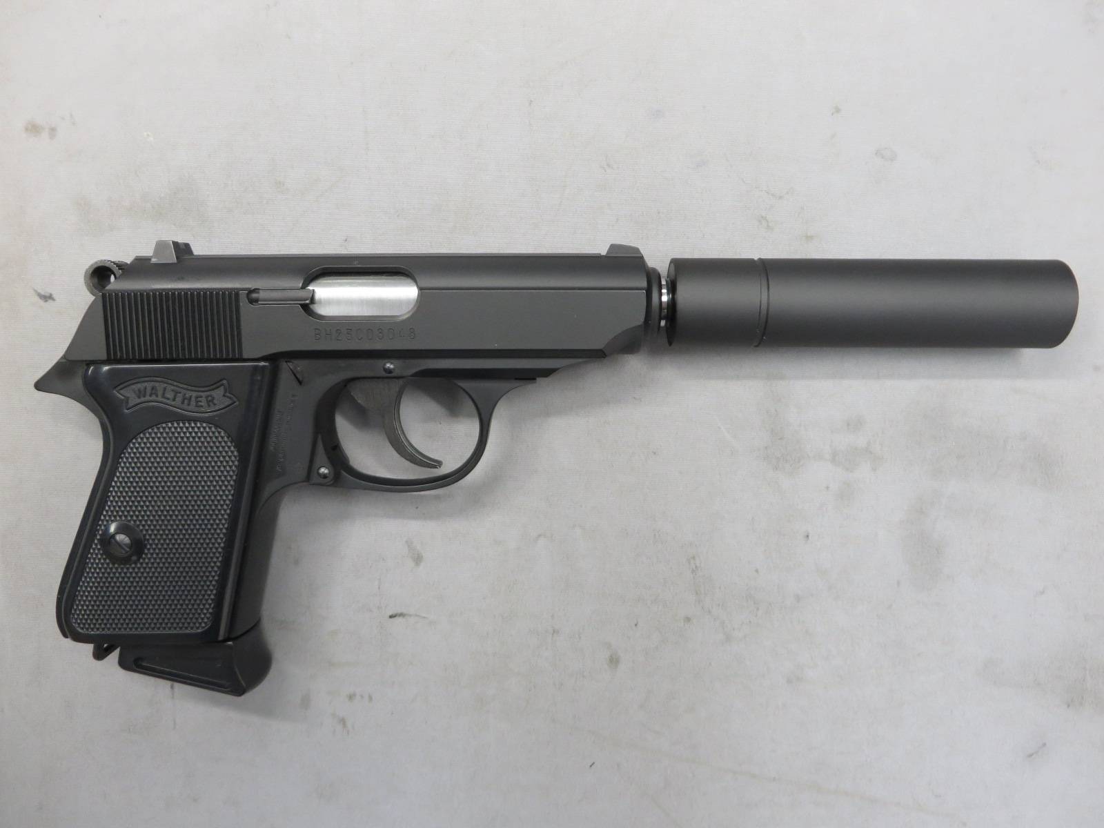 【マルゼン】ワルサー PPK ブラック・サイレンサーセット