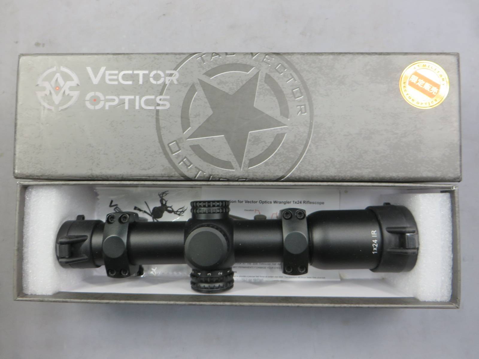 【VectorOptics】SCOC-22 WRANGLER 1×24 スコープ