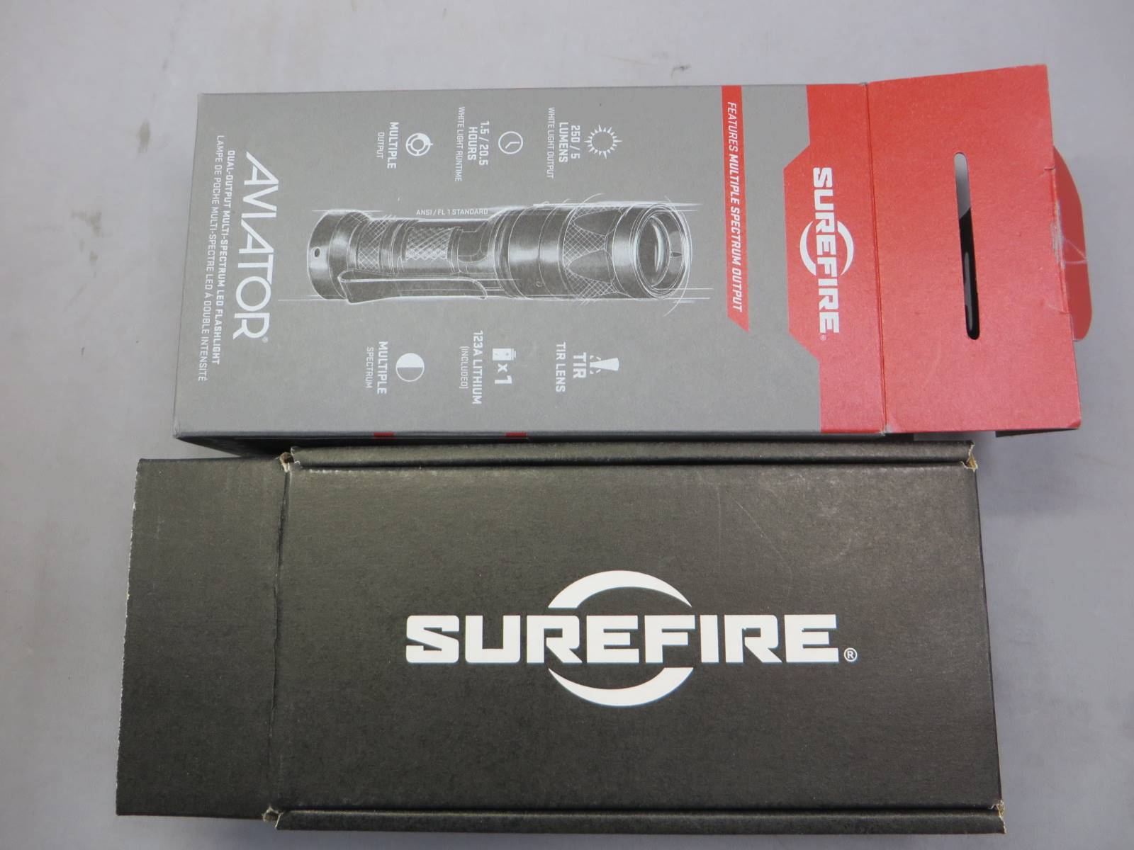 【SUREFIRE】Model AVIATOR-RD（実物）