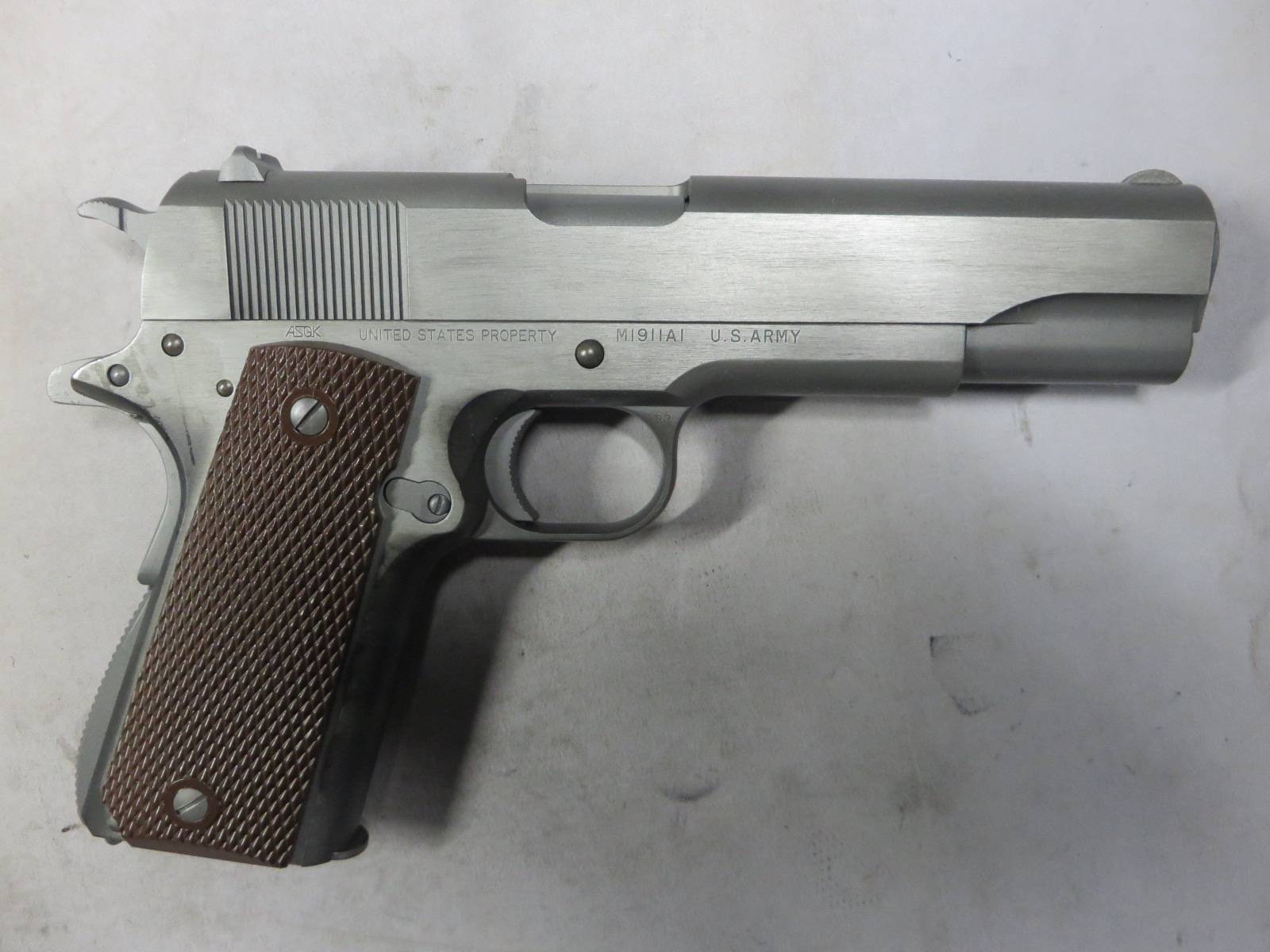 【ウエスタンアームズ】コルト ガバメント M1911A1ミリタリーモデル（ブラスト＆ソリッドフィニッシュ）