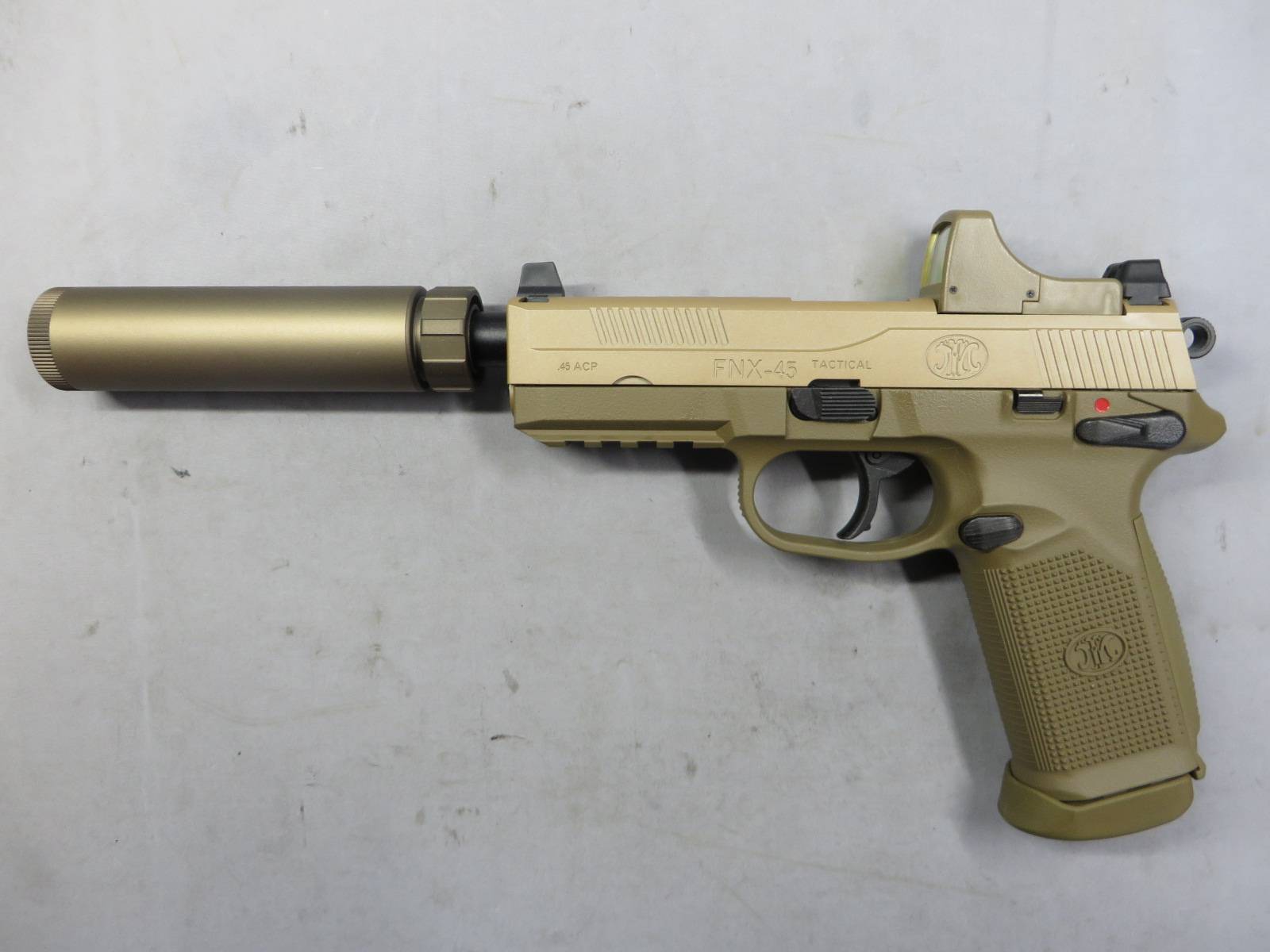 【東京マルイ】FNX-45 タクティカル / マイクロプロサイト・タクティカルサイレンサー