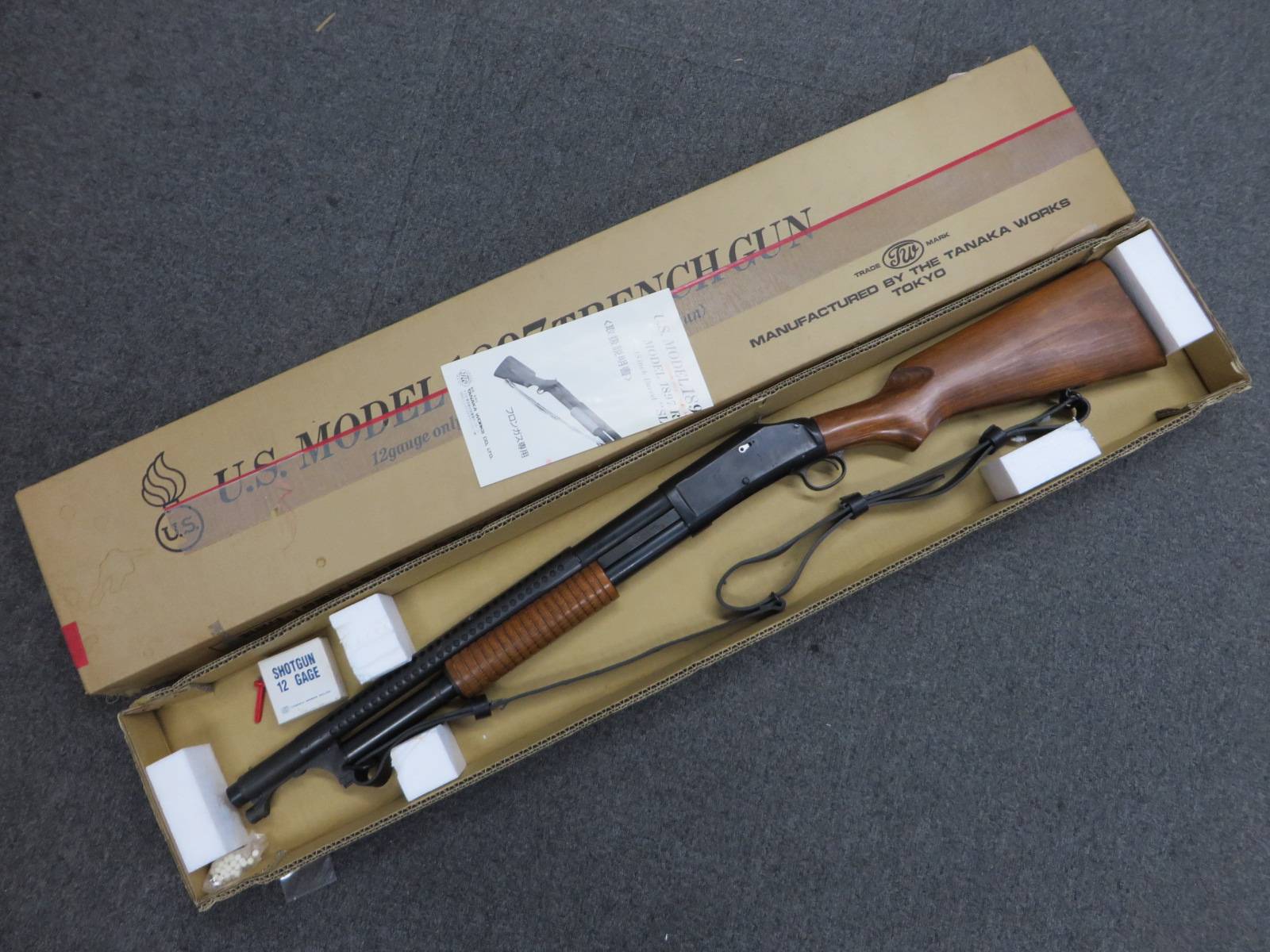 【タナカ】U.S.M1897 トレンチガン カート排莢式　ガス・ポンプアクション ショットガン