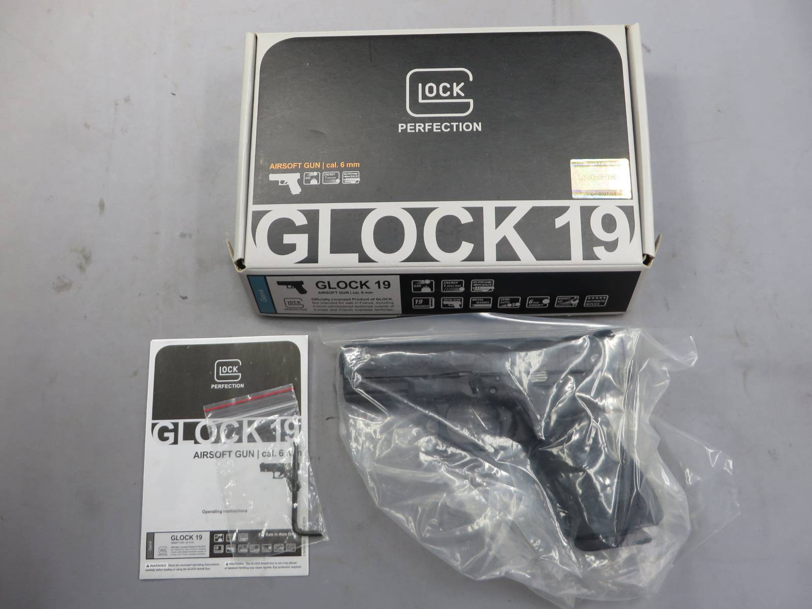 【UMAREX】グロック19 Gen.4 メタルスライド G19・Glock19