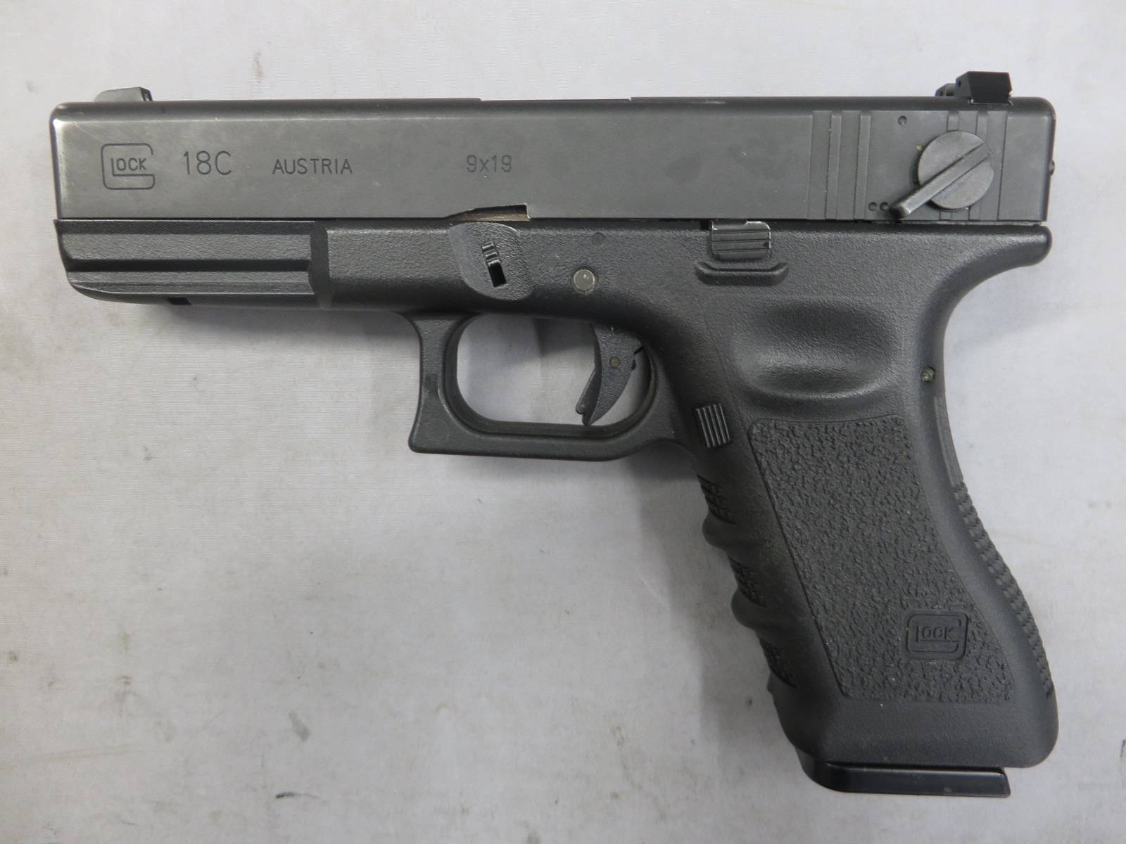 【東京マルイ】グロック18C カスタム・メタルスライド・リアル刻印フレーム ・ G18C Glock18
