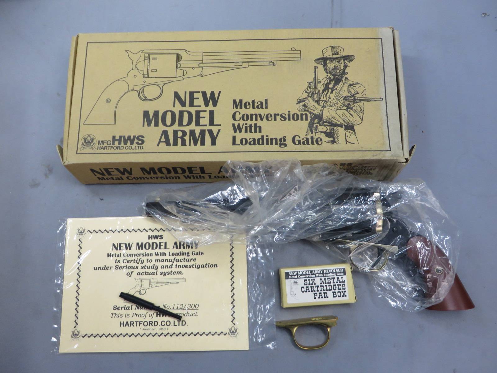 【ハートフォード】ニューモデルアーミー メタルコンバージョン With ローディングゲート 限定品（112/300）