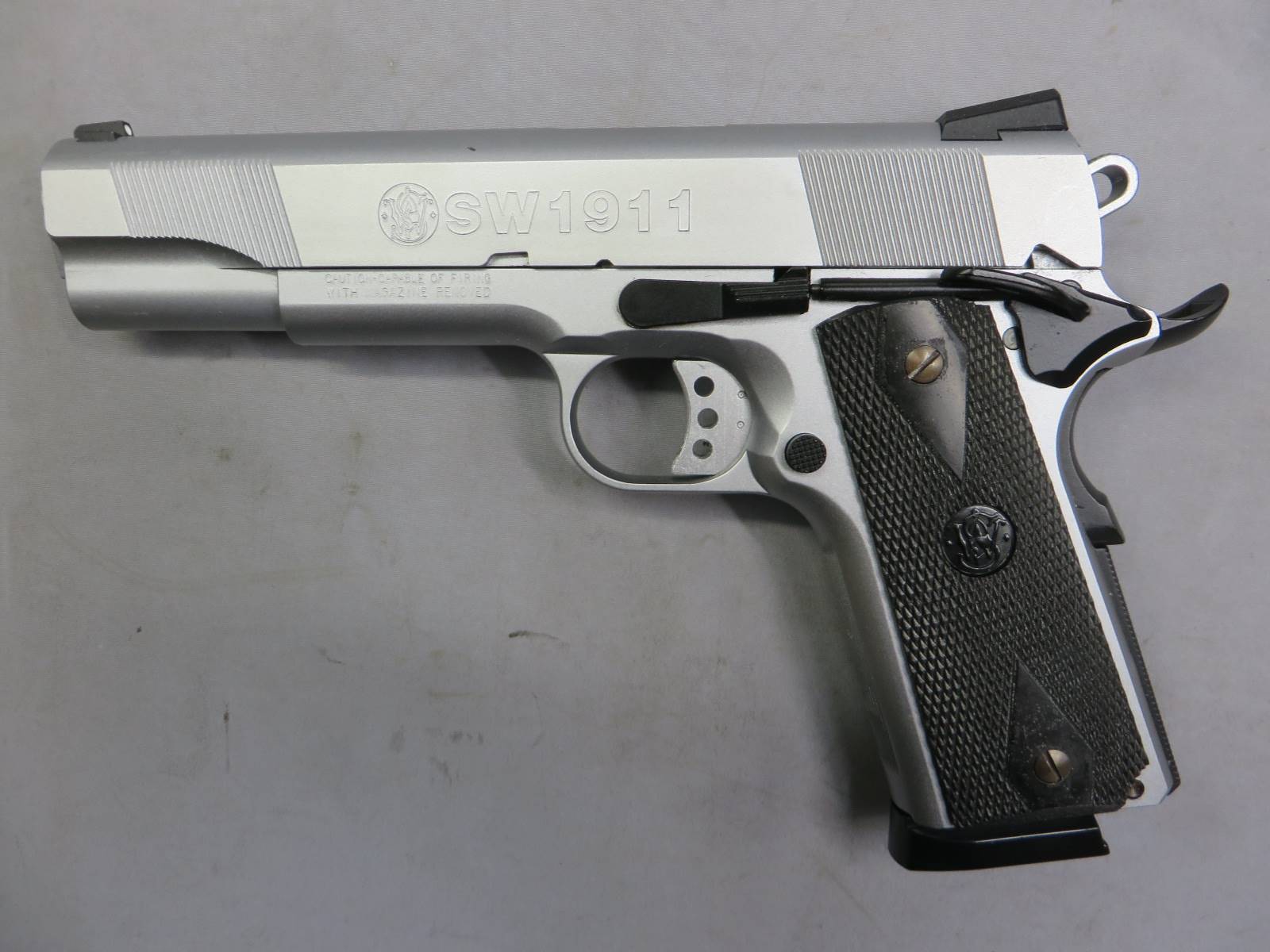 【ウエスタンアームズ】S&W SW1911 シルバー