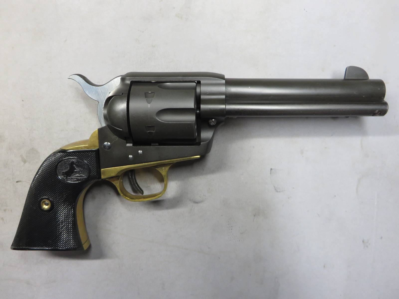 【CAW】コルト SAA.45 2nd シビリアン HW 真鍮製トリガーガード＆バックストラップ　モデルガン