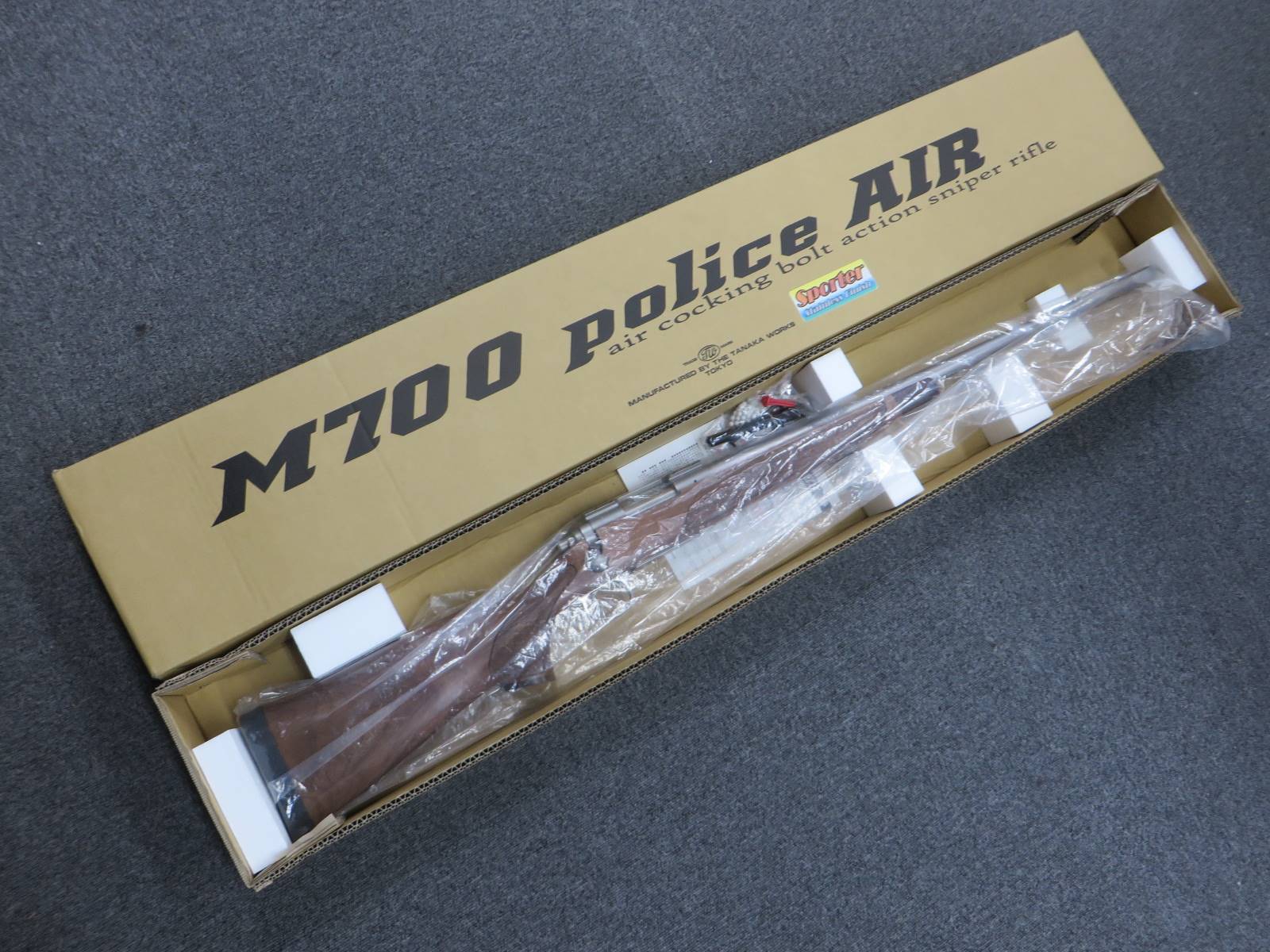 【タナカ】M700 スポーター ステンレスフィニッシュ AIR・エアーコッキング ボルトアクションライフル